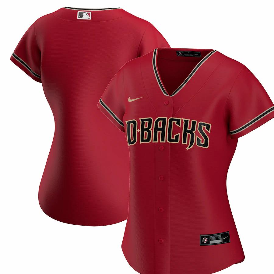 Women's Arizona Diamondbacks Red Alternate 2020 Replica Team Jersey