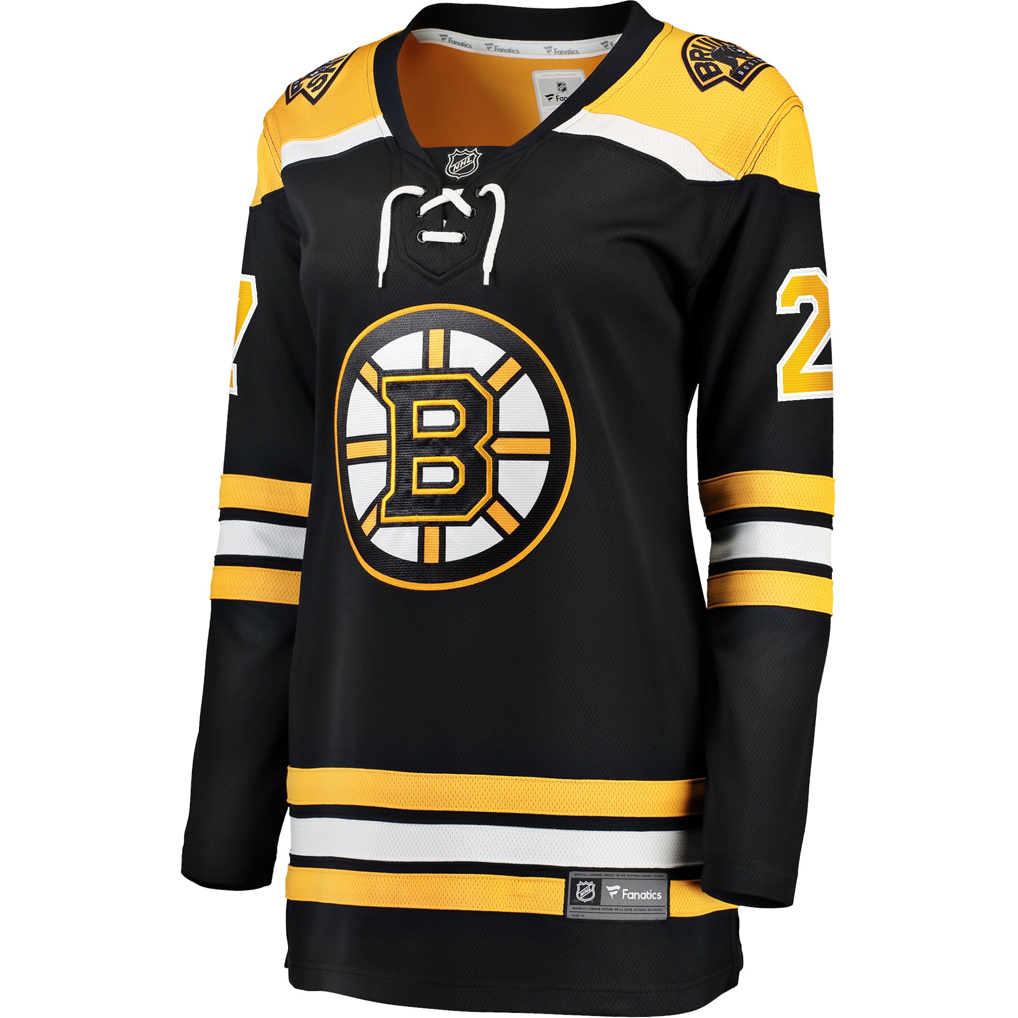 Alternative view of Women's Boston Bruins Hampus Lindholm Black Home Breakaway Player Hockey Jersey - JS903 