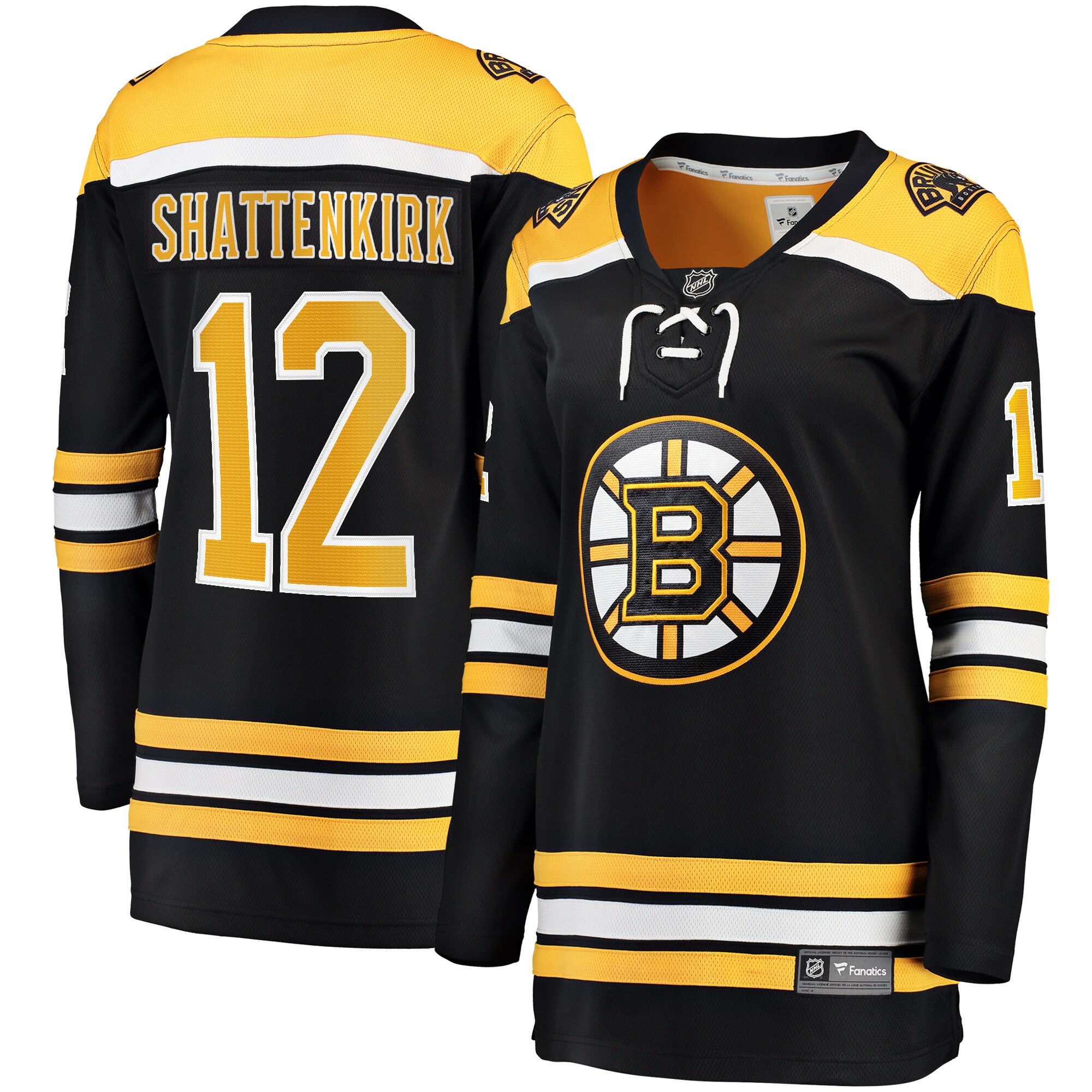 Women's Boston Bruins Kevin Shattenkirk Black Home Breakaway Player Hockey Jersey - JS663 