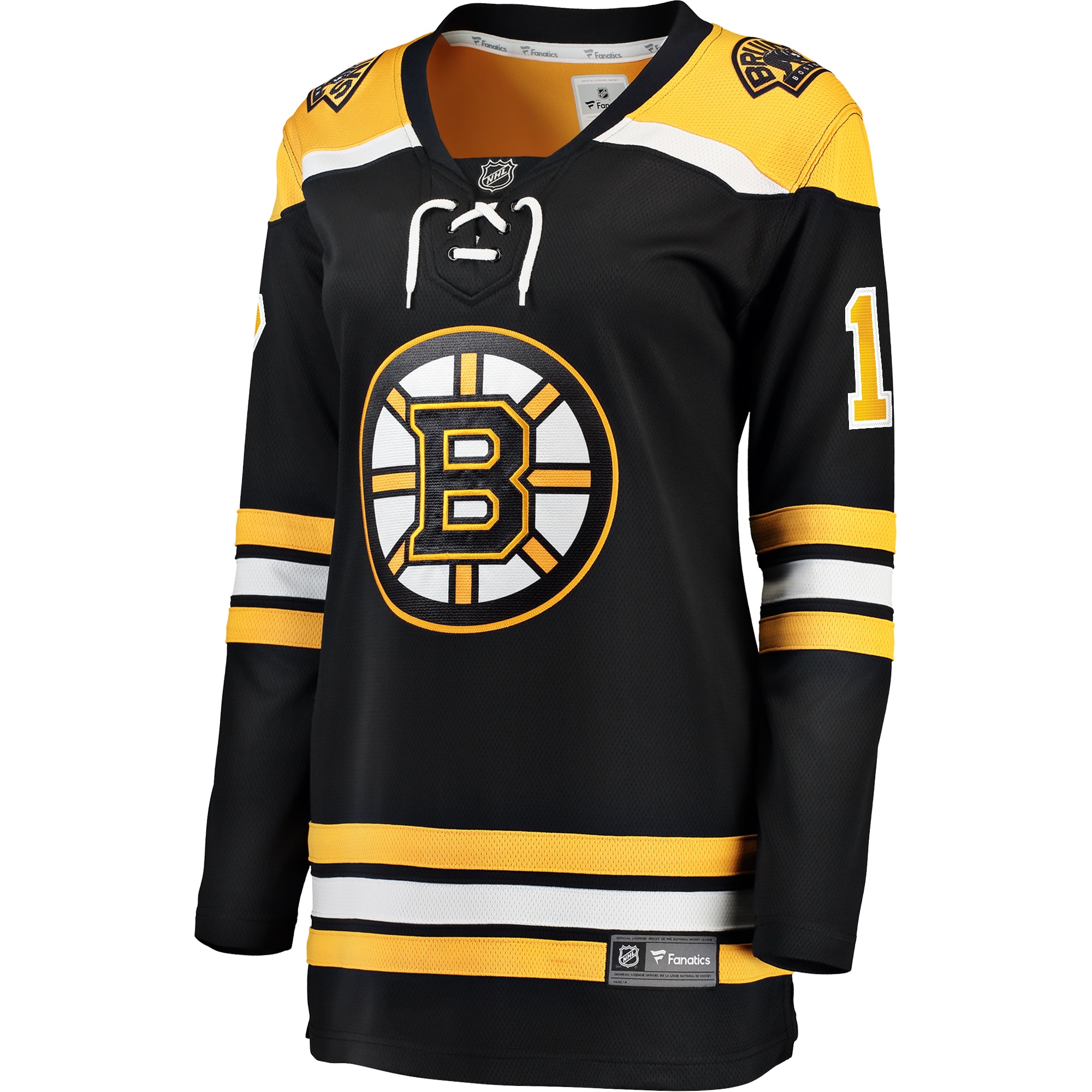 Alternative view of Women's Boston Bruins Milan Lucic Black Home Breakaway Player Hockey Jersey - JS138 