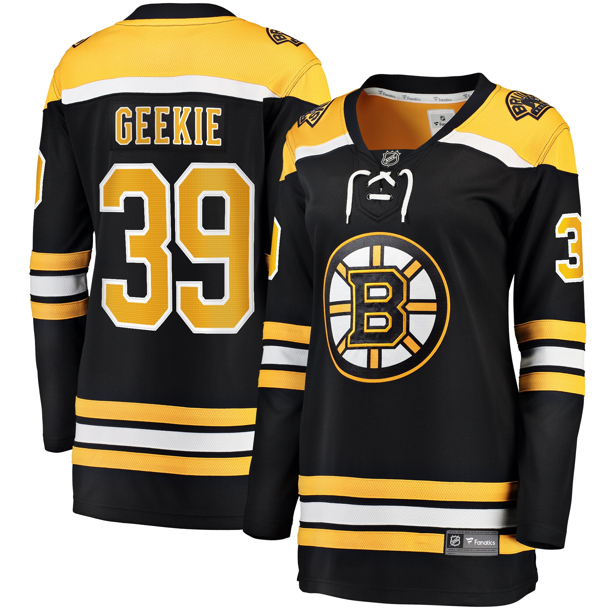 Women's Boston Bruins Morgan Geekie Black Home Breakaway Player Hockey Jersey - JS744 