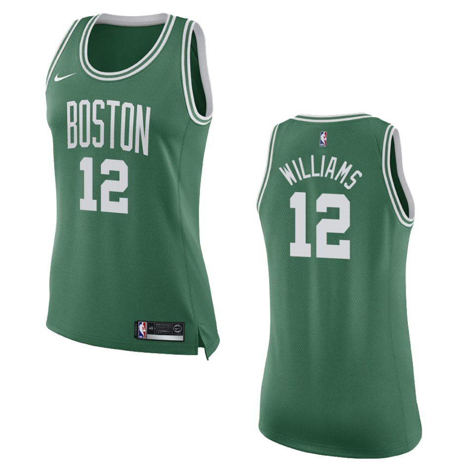 Women's Boston Celtics #12 Grant Williams Icon Swingman Basketball Jersey - Green