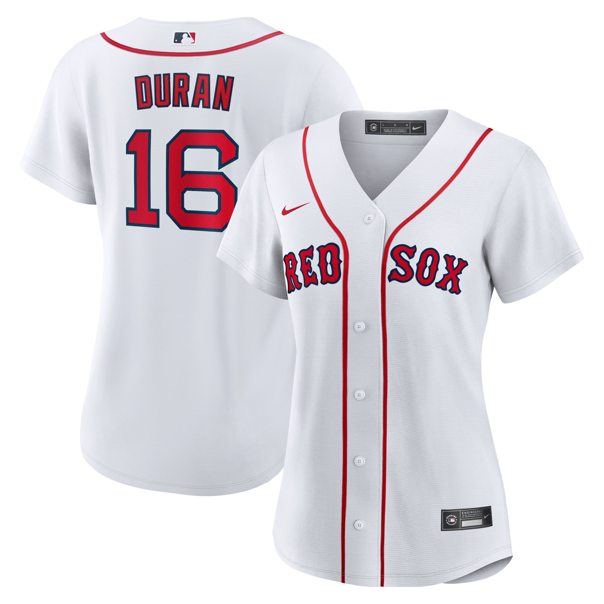 Women's Boston Red Sox Jarren Duran White Player Baseball Jersey