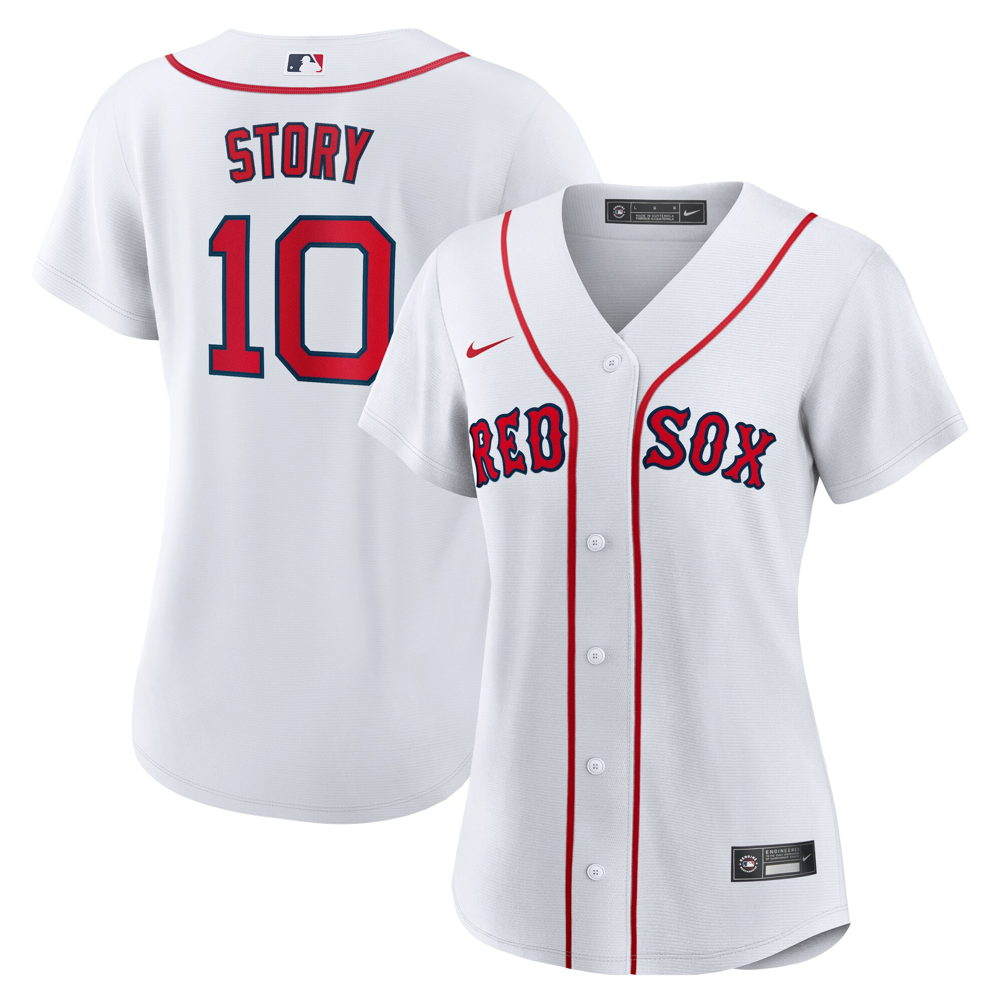 Women's Boston Red Sox Trevor Story White Home Baseball Jersey