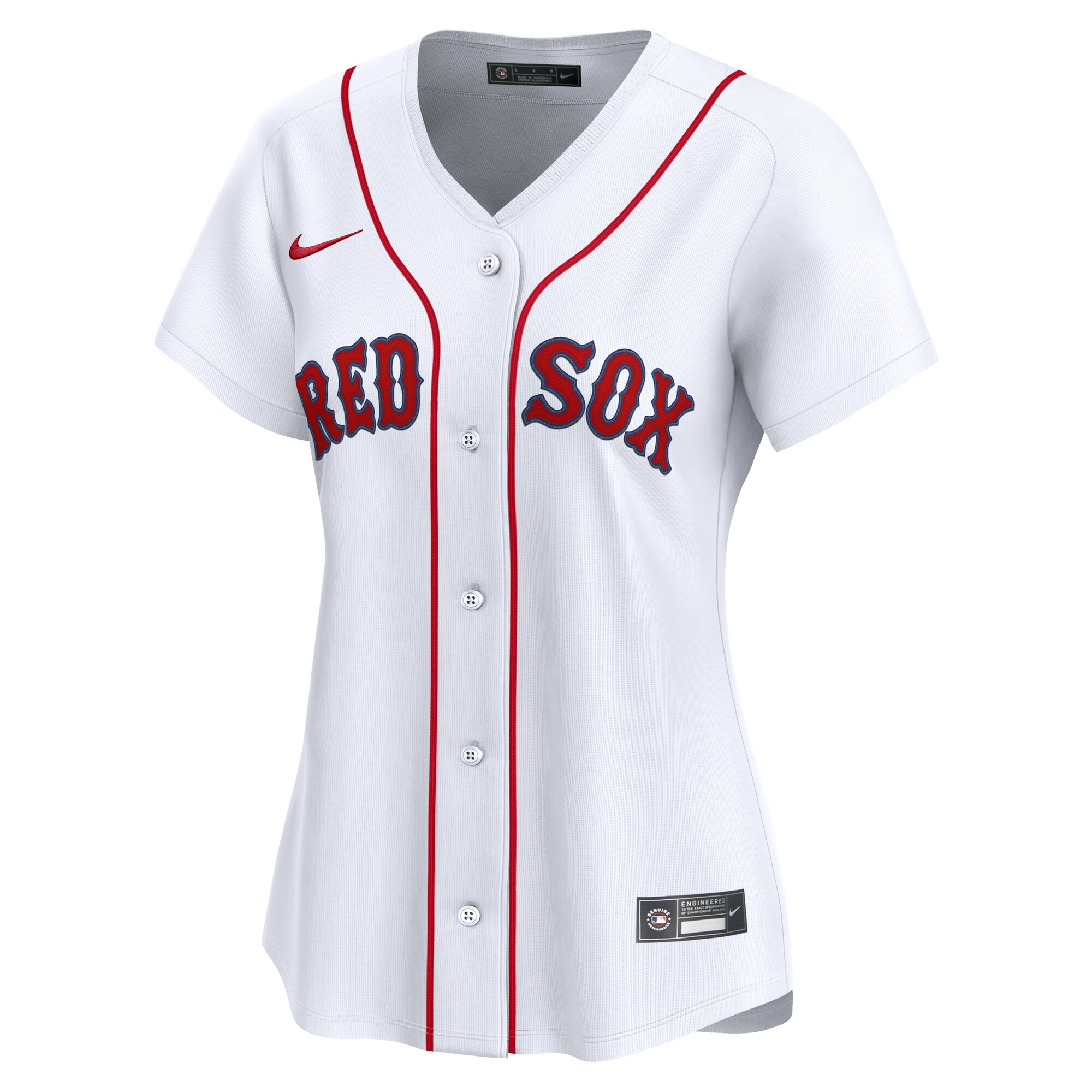 Alternative view of Women's Boston Red Sox White Home Limited Jersey