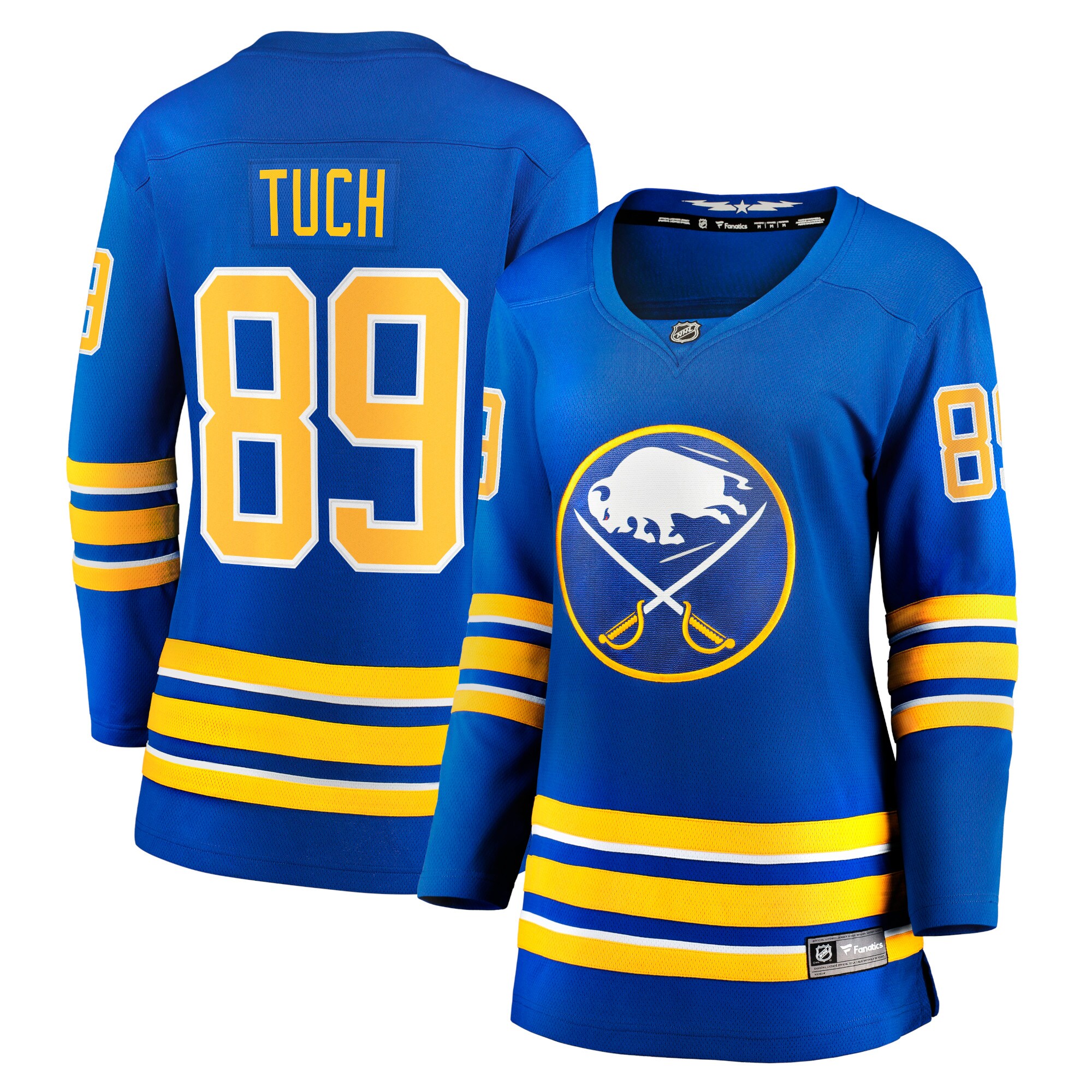 Women's Buffalo Sabres Alex Tuch Royal Home Breakaway Player Hockey Jersey - JS926 