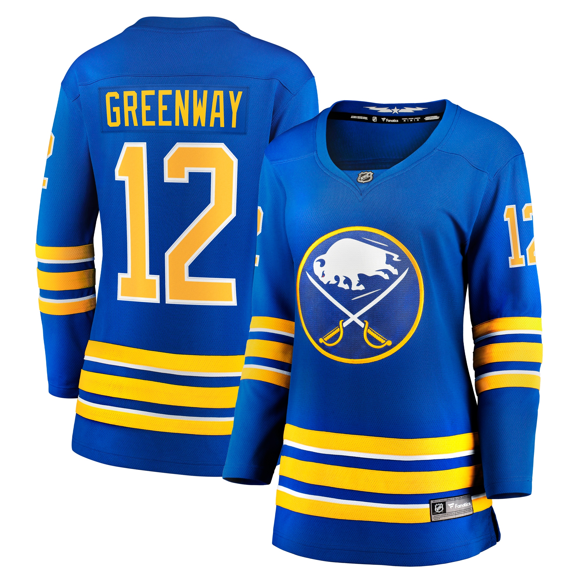 Women's Buffalo Sabres Jordan Greenway Royal Home Breakaway Hockey Jersey - JS774 