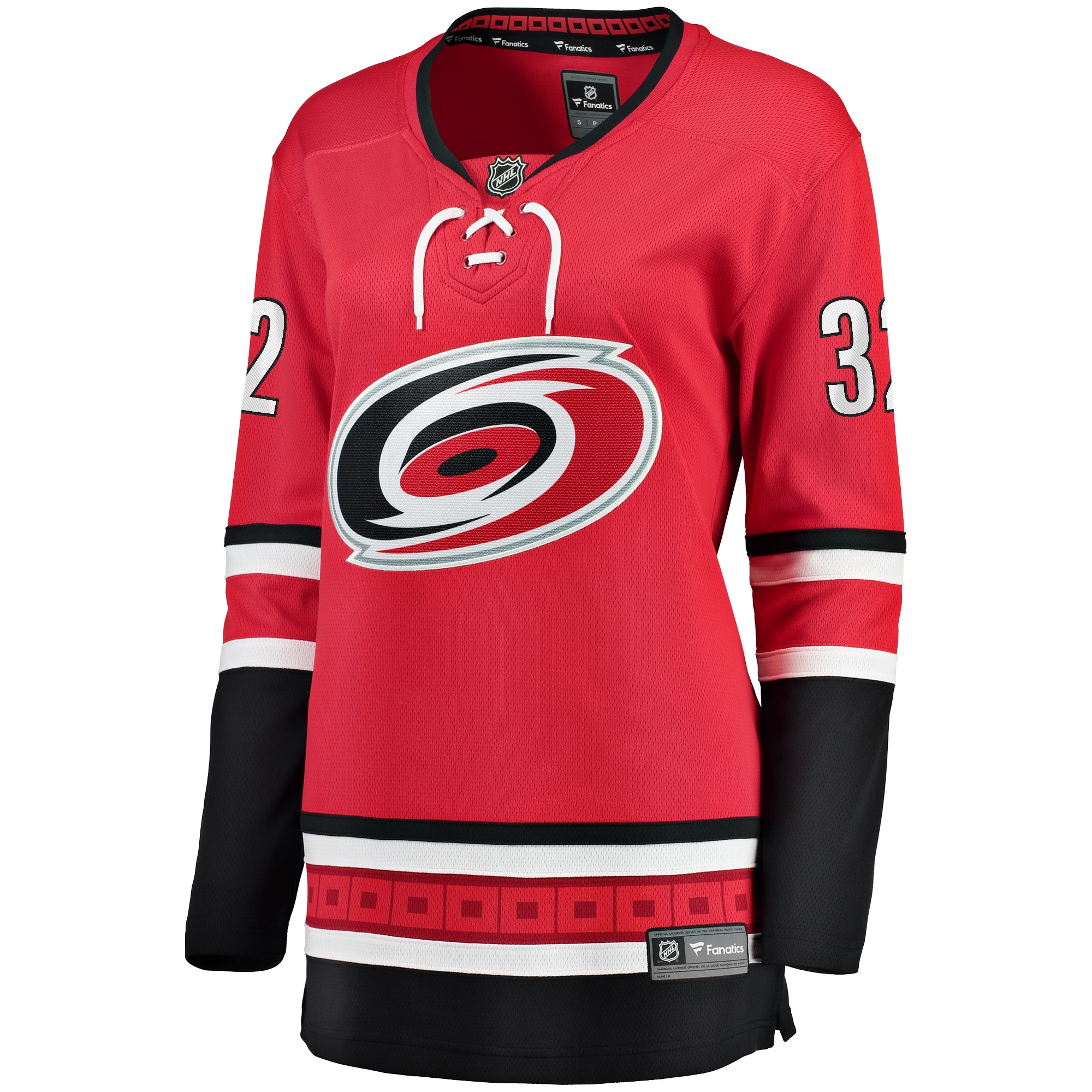 Alternative view of Women's Carolina Hurricanes Antti Raanta Red Alternate Breakaway Player Hockey Jersey - JS566 