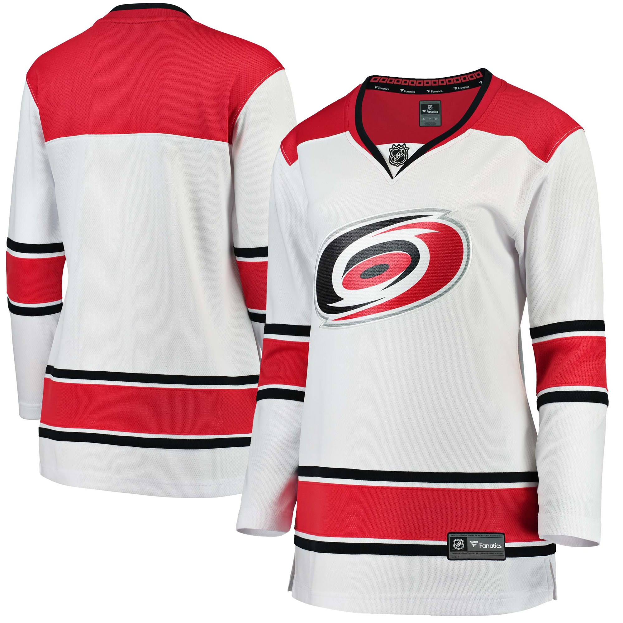 Women's Carolina Hurricanes White Away Breakaway Hockey Jersey - JS185 