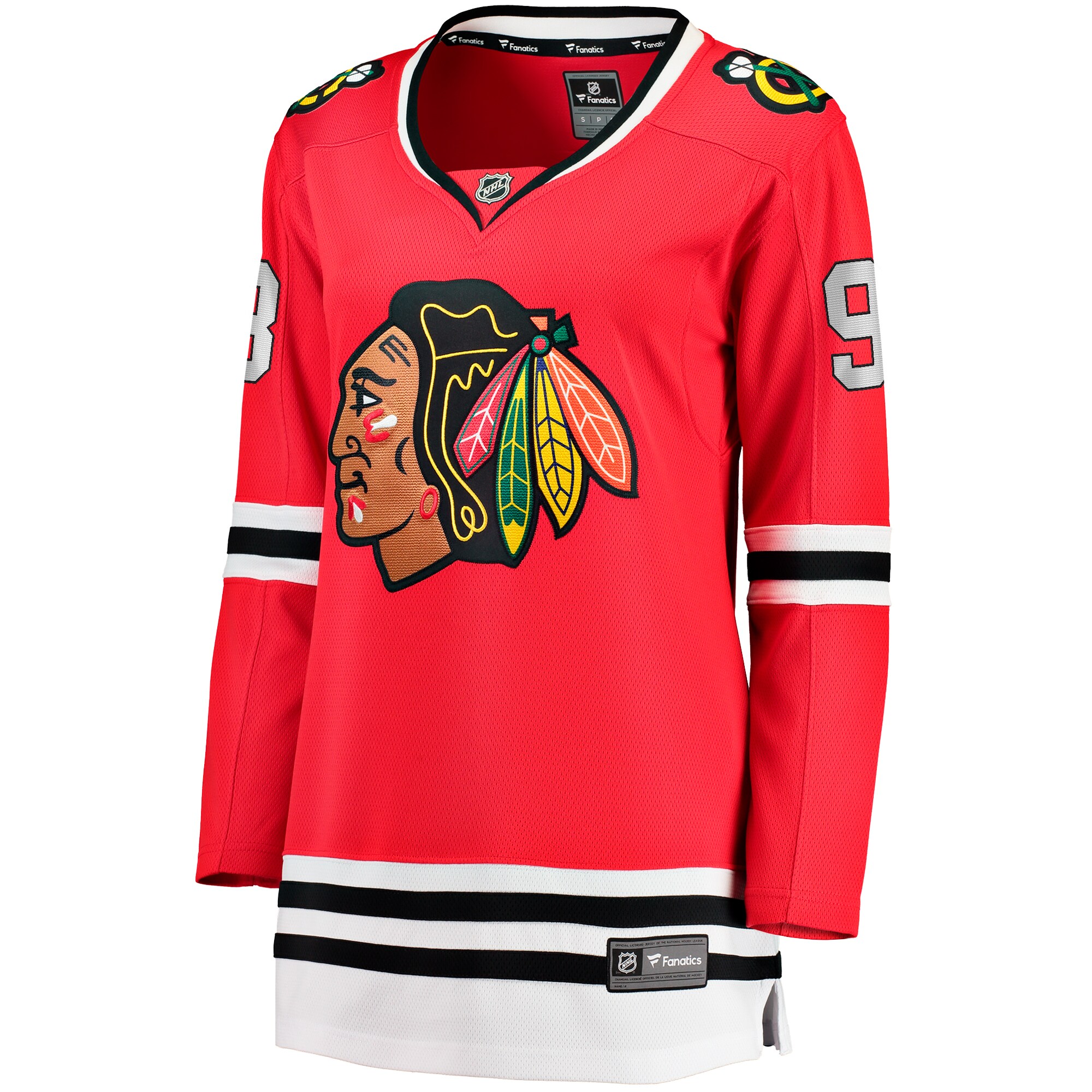 Alternative view of Women's Chicago Blackhawks Connor Bedard Red Home Breakaway Player Hockey Jersey - JS178 