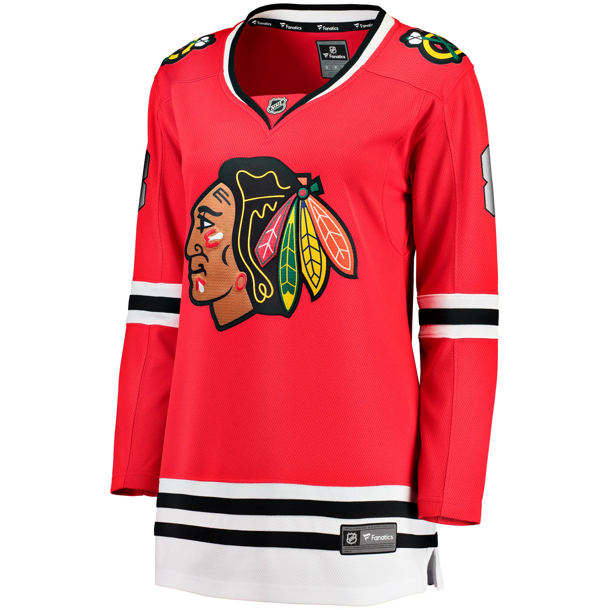 Alternative view of Women's Chicago Blackhawks Ryan Donato Red Home Breakaway Player Hockey Jersey - JS464 