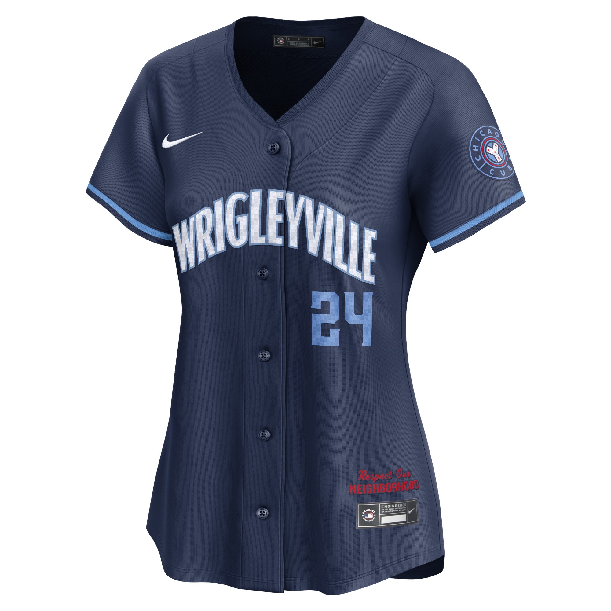 Alternative view of Women's Chicago Cubs Cody Bellinger Navy City Connect Limited Player Jersey