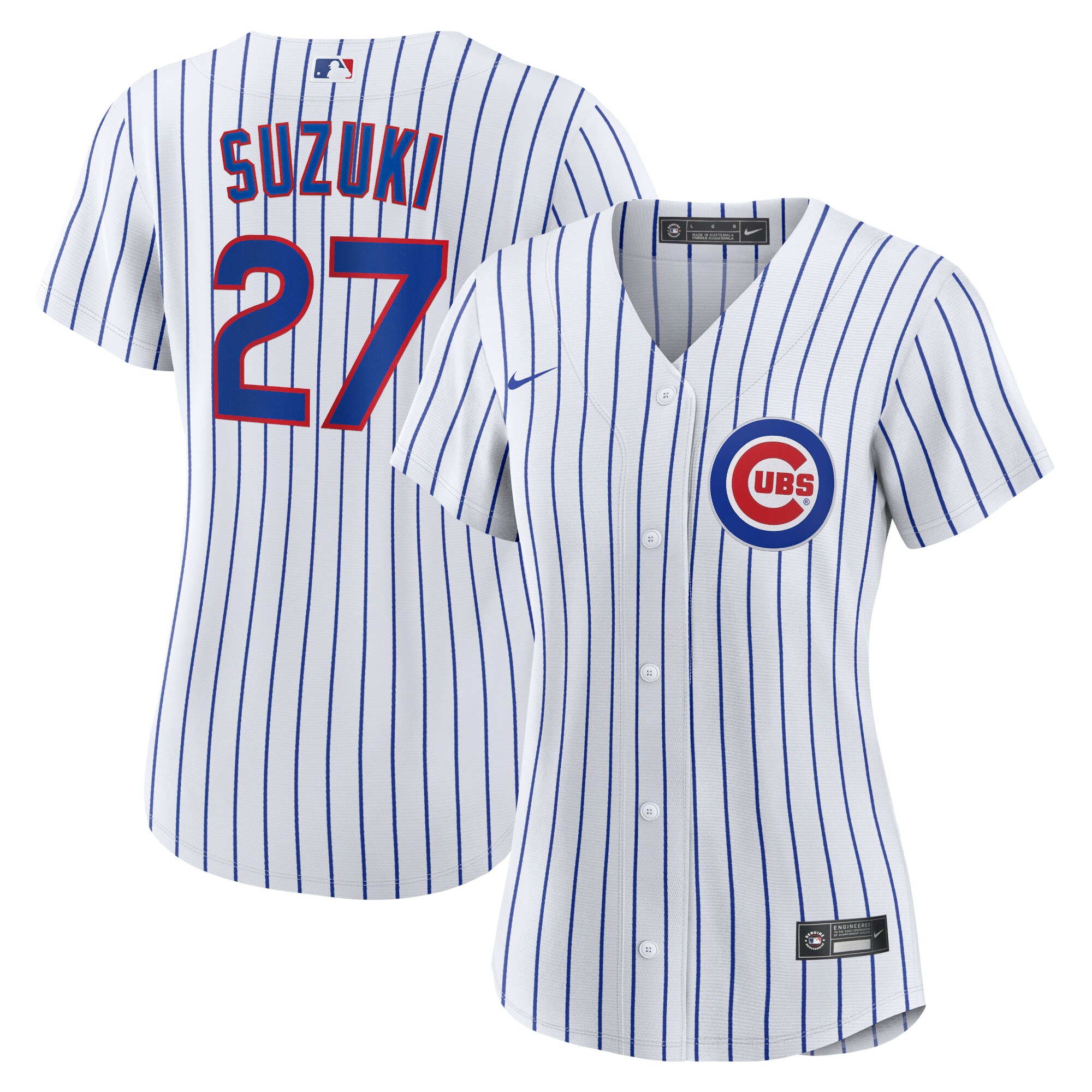 Women's Chicago Cubs Seiya Suzuki White Home Jersey