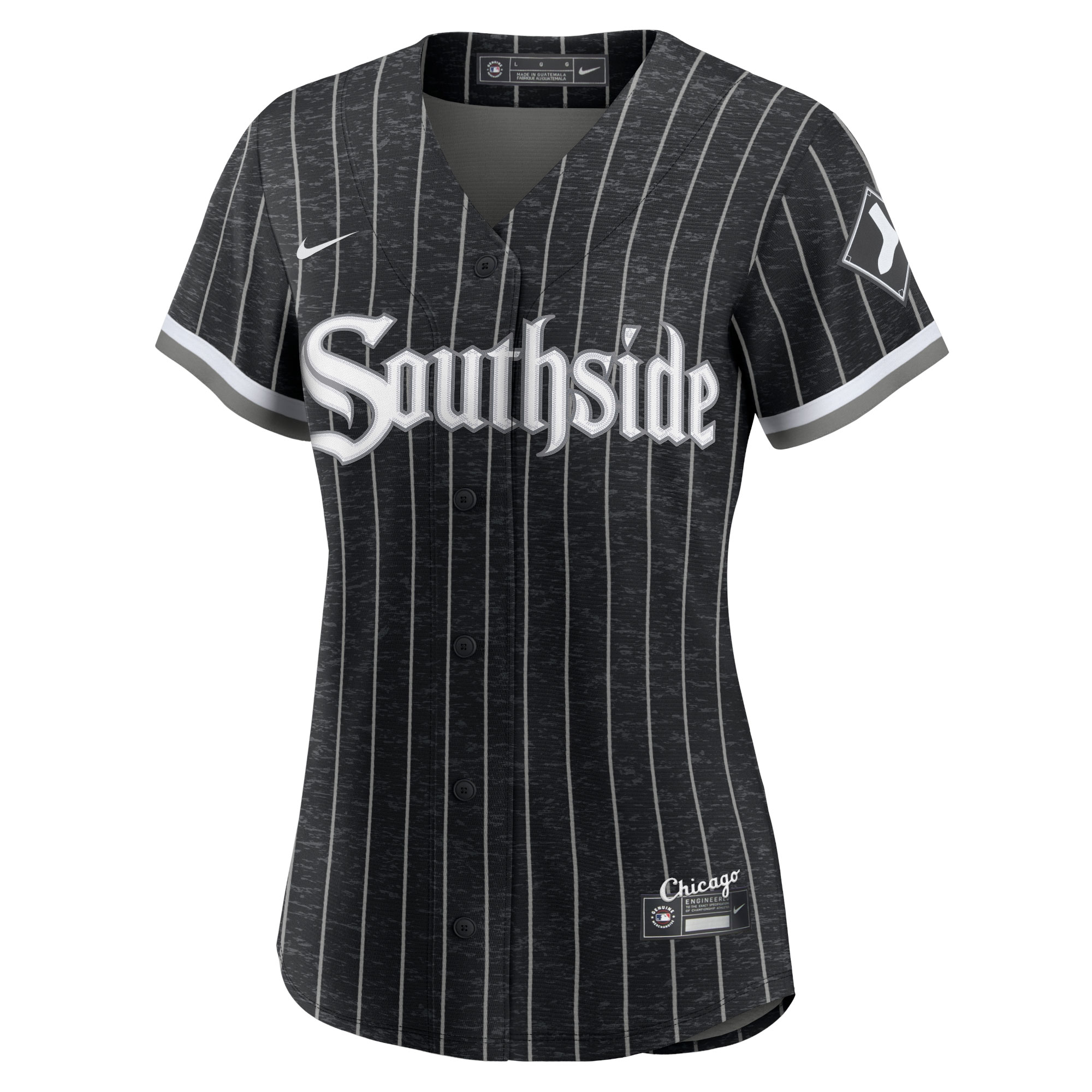 Alternative view of Women's Chicago White Sox Yoan Moncada Black City Connect Player Baseball Jersey