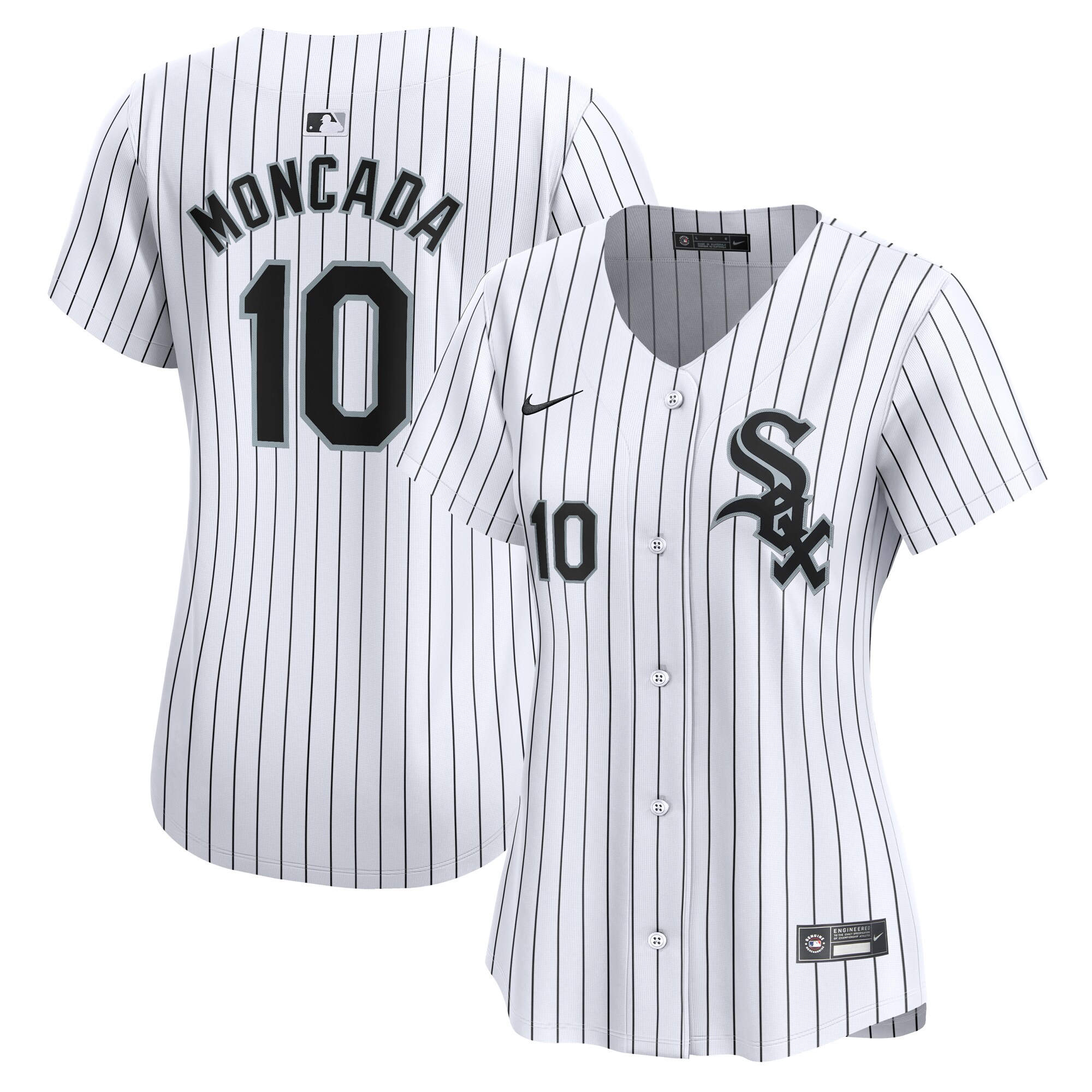 Women's Chicago White Sox Yoan Moncada White Home Limited Player Baseball Jersey