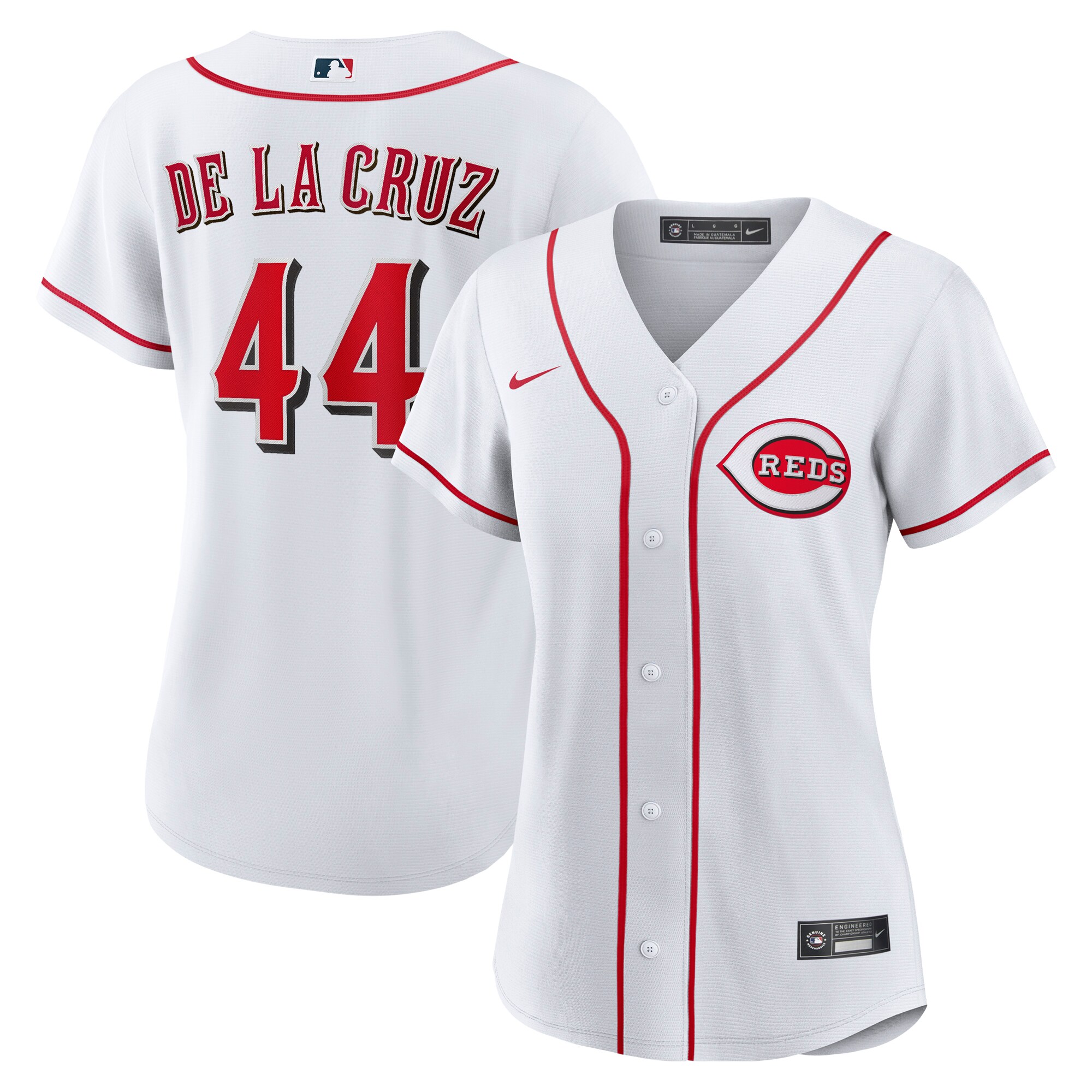 Women's Cincinnati Reds Elly De La Cruz White Home Jersey