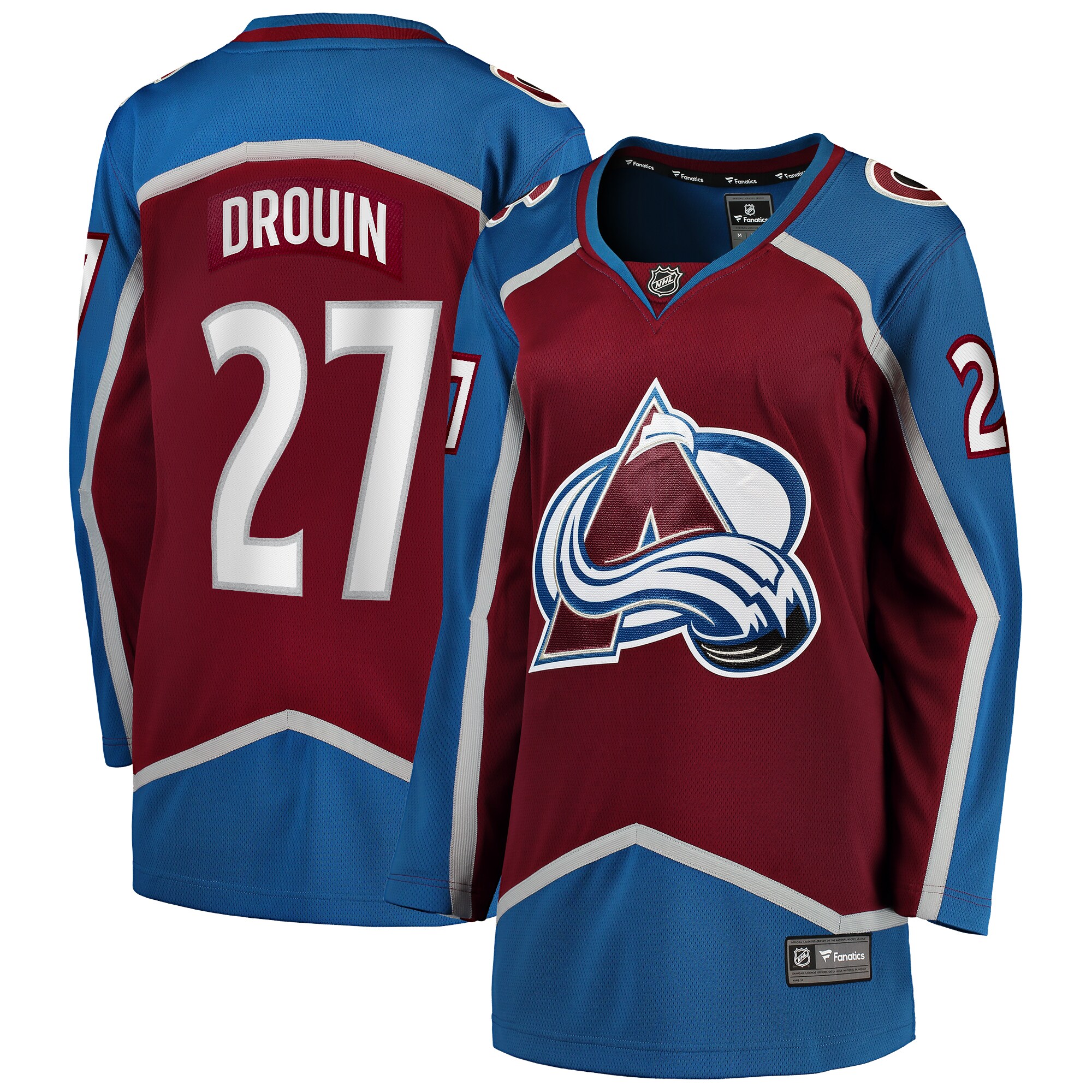 Women's Colorado Avalanche Jonathan Drouin Maroon Home Breakaway Player Hockey Jersey - JS350 