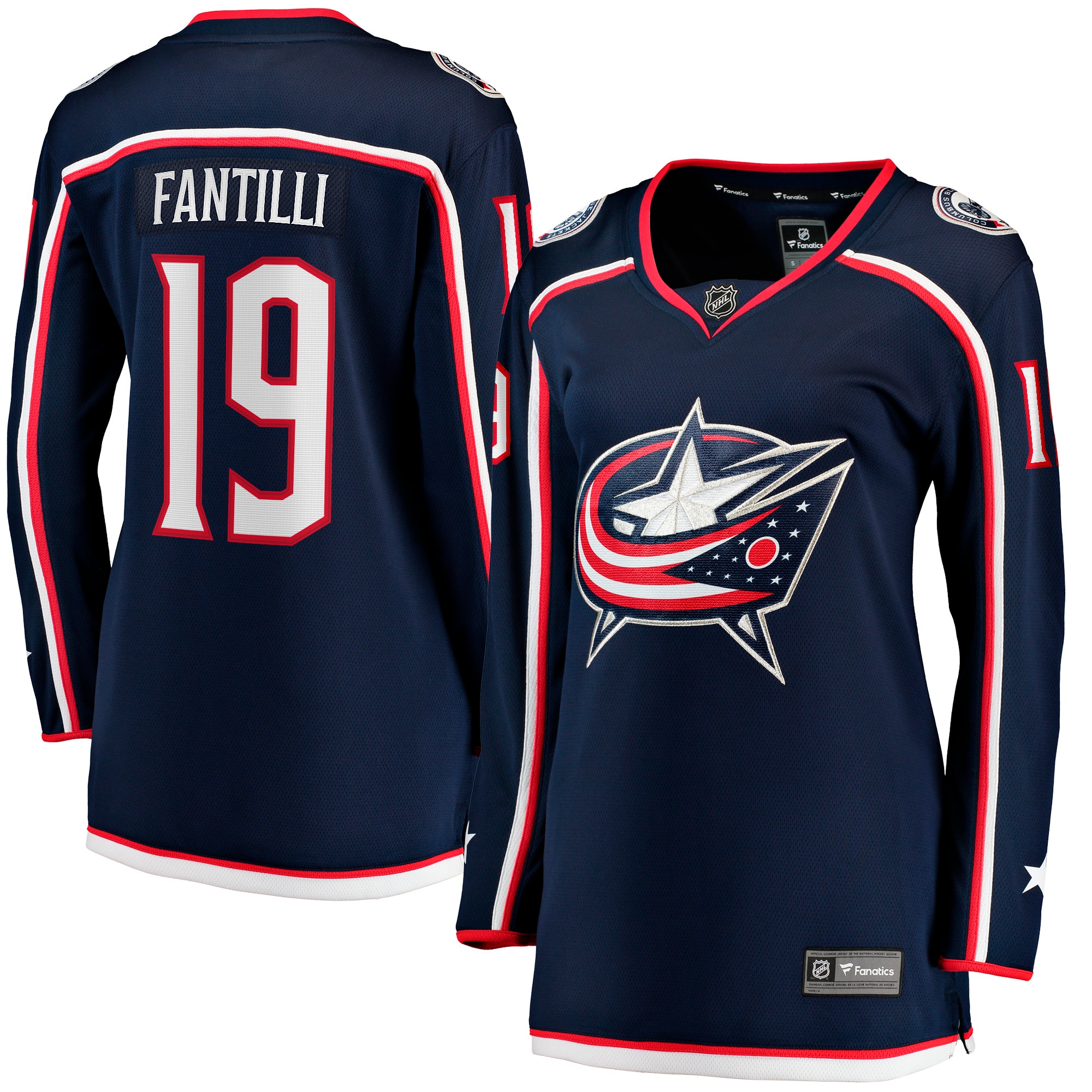 Women's Columbus Blue Jackets Adam Fantilli Navy Home Premier Breakaway Player Hockey Jersey - JS602 