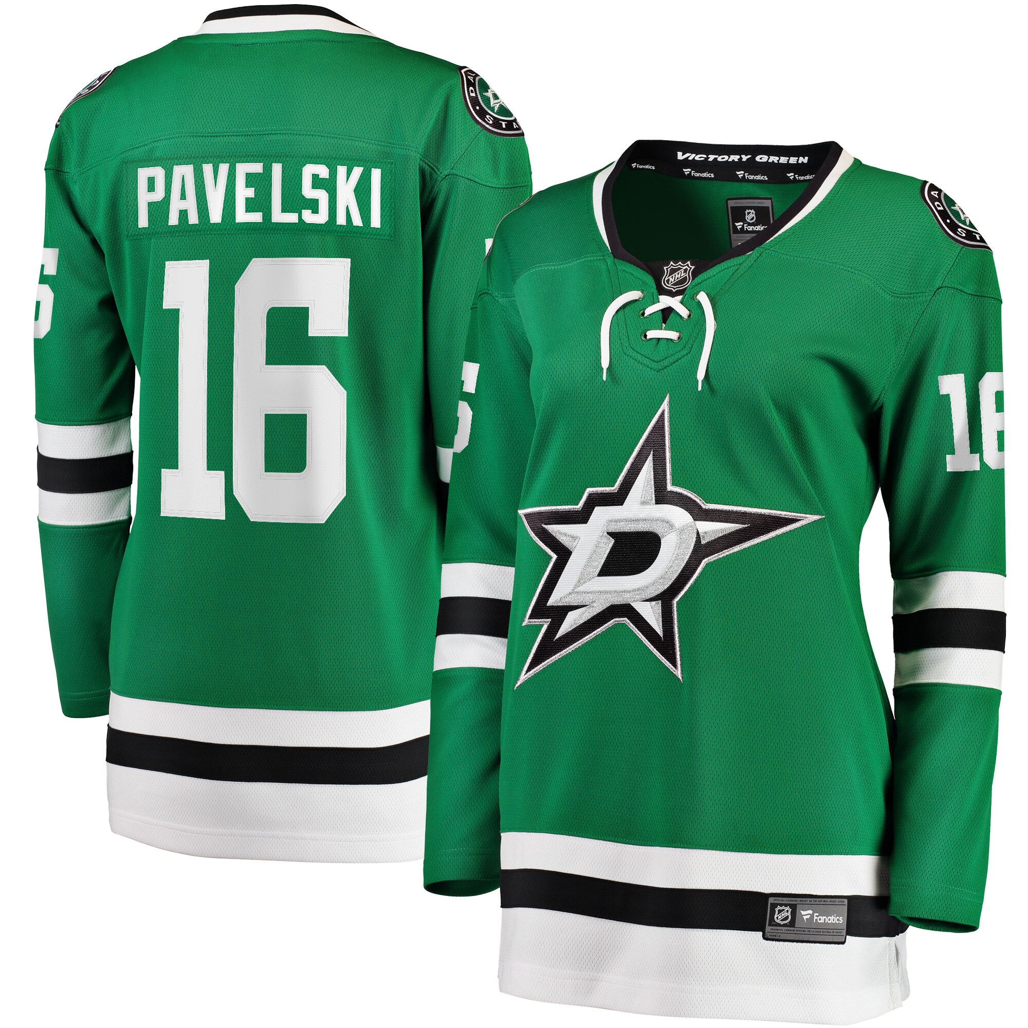 Women's Dallas Stars Joe Pavelski Kelly Green Breakaway Home Player Hockey Jersey - JS550 