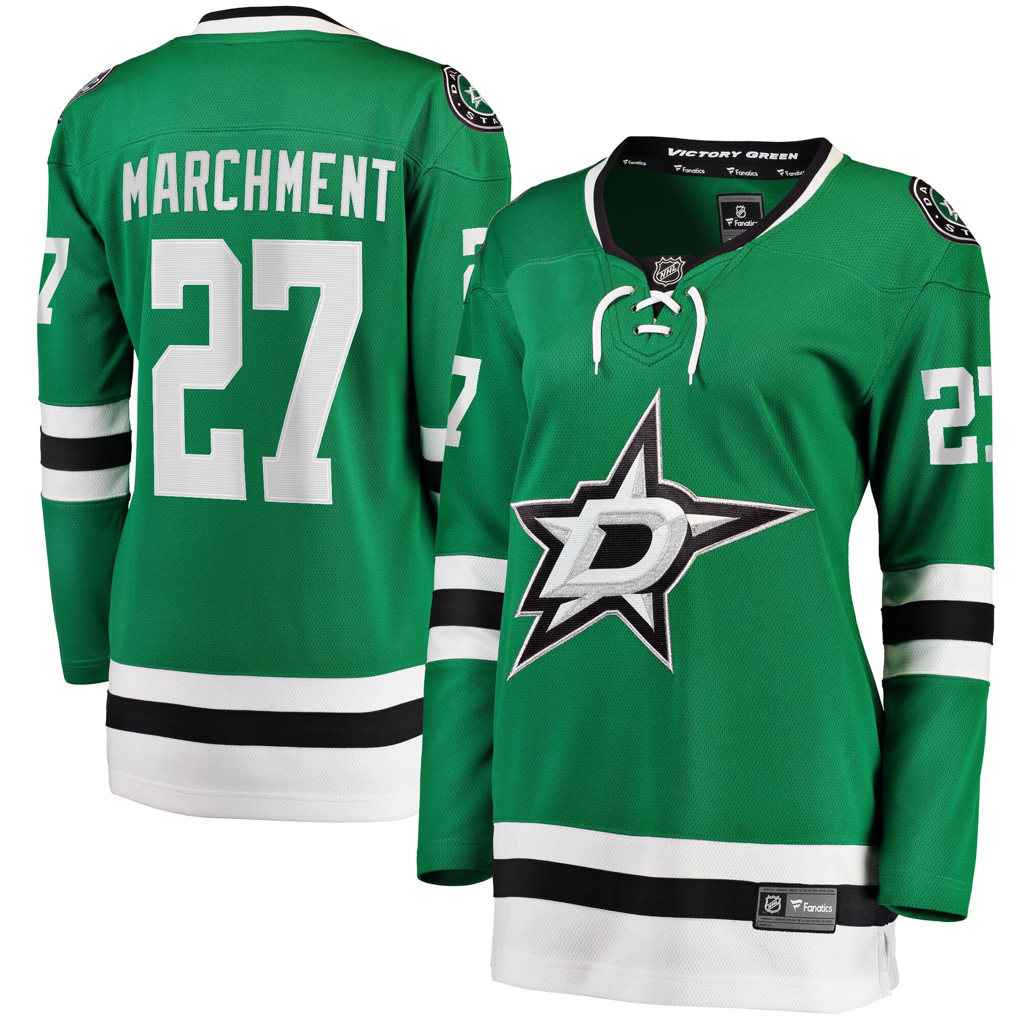 Women's Dallas Stars Mason Marchment Kelly Green Home Breakaway Player Hockey Jersey - JS169 