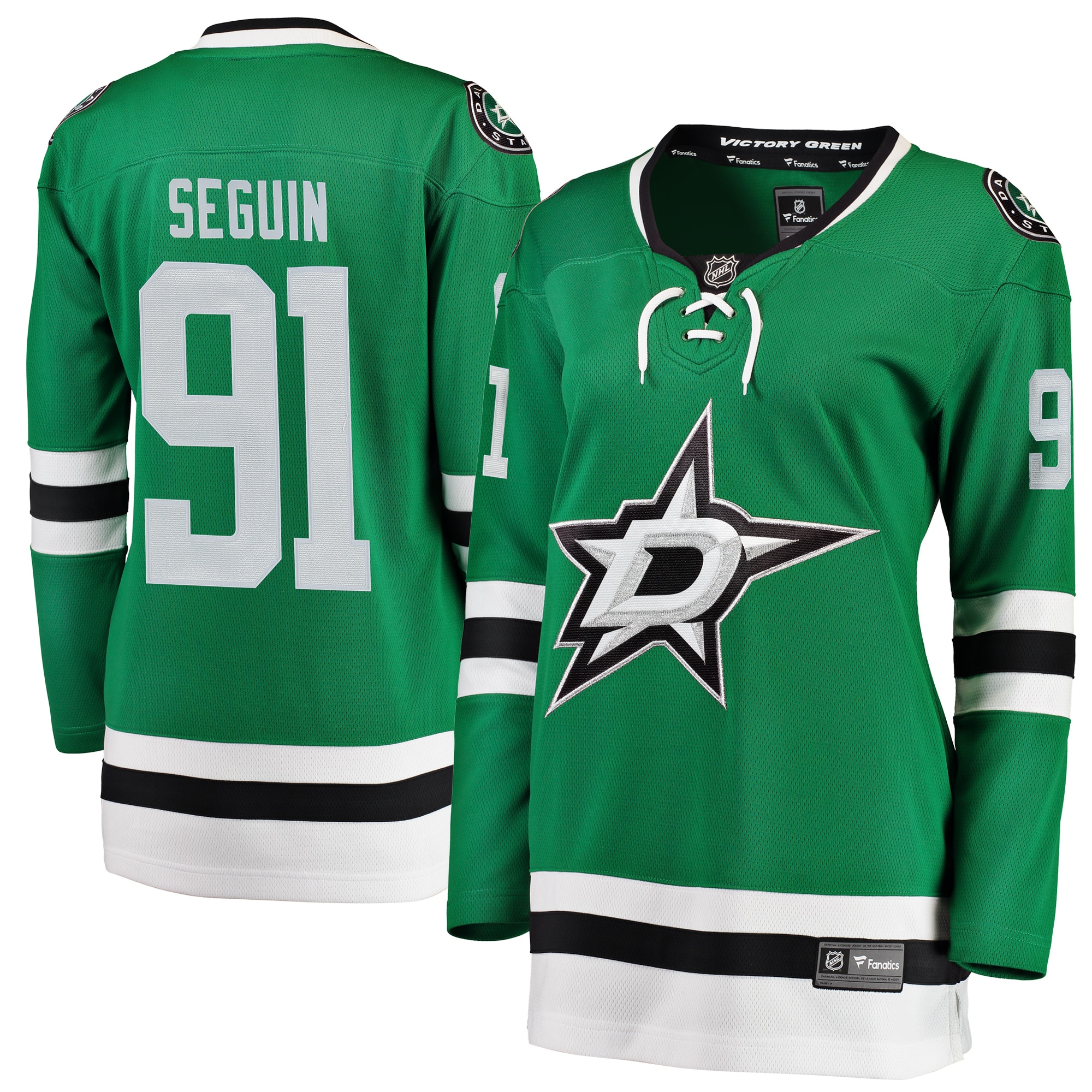 Women's Dallas Stars Tyler Seguin Green Home Breakaway Player Hockey Jersey - JS609 