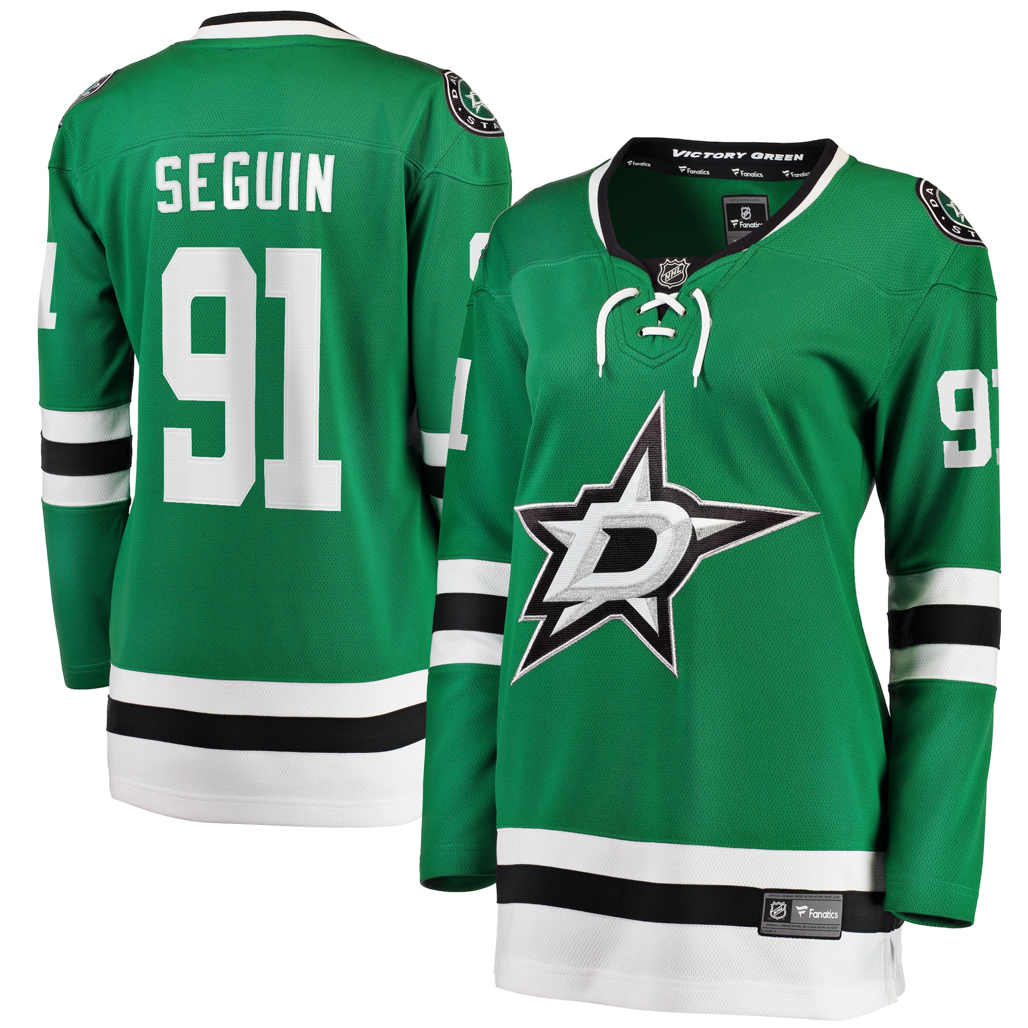 Women's Dallas Stars Tyler Seguin Kelly Green Home Breakaway Player Hockey Jersey - JS583 