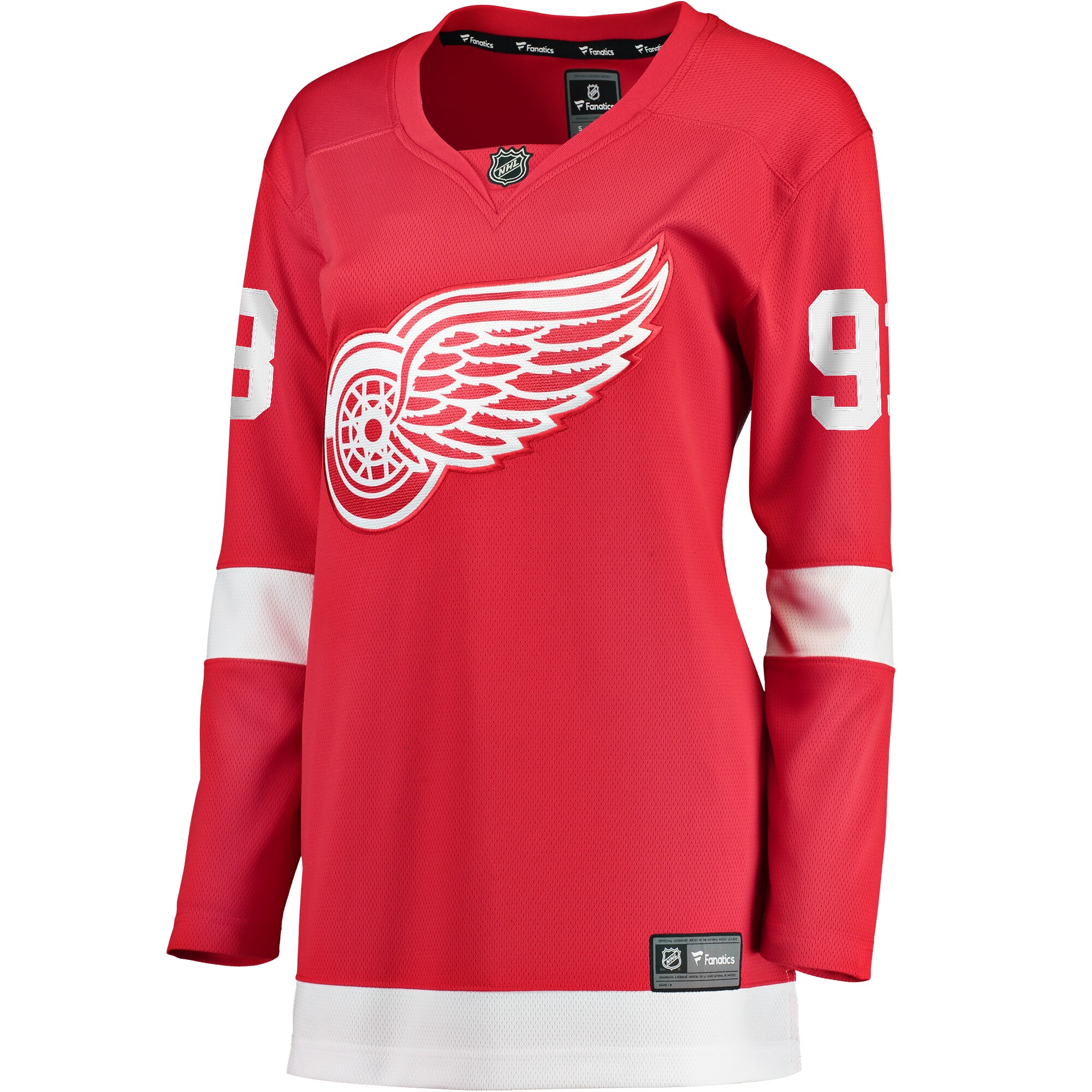 Alternative view of Women's Detroit Red Wings Alex DeBrincat Red Home Premier Breakaway Player Hockey Jersey - JS905 