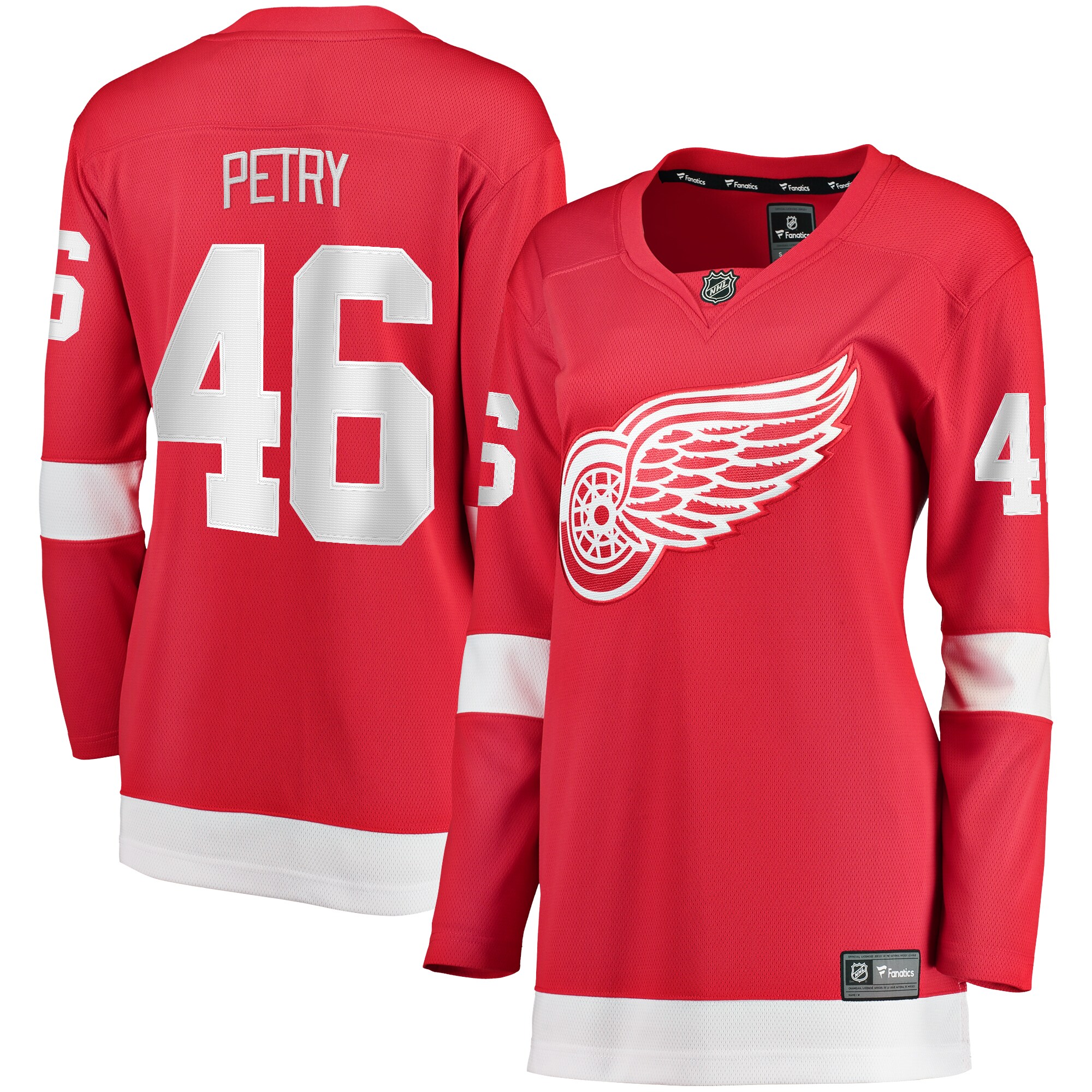 Women's Detroit Red Wings Jeff Petry Red Home Breakaway Player Hockey Jersey - JS718 