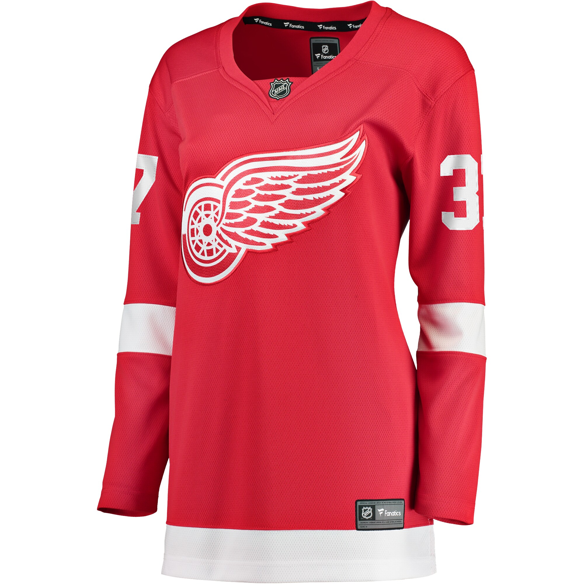 Alternative view of Women's Detroit Red Wings J.T. Compher Red Home Breakaway Player Hockey Jersey - JS336 