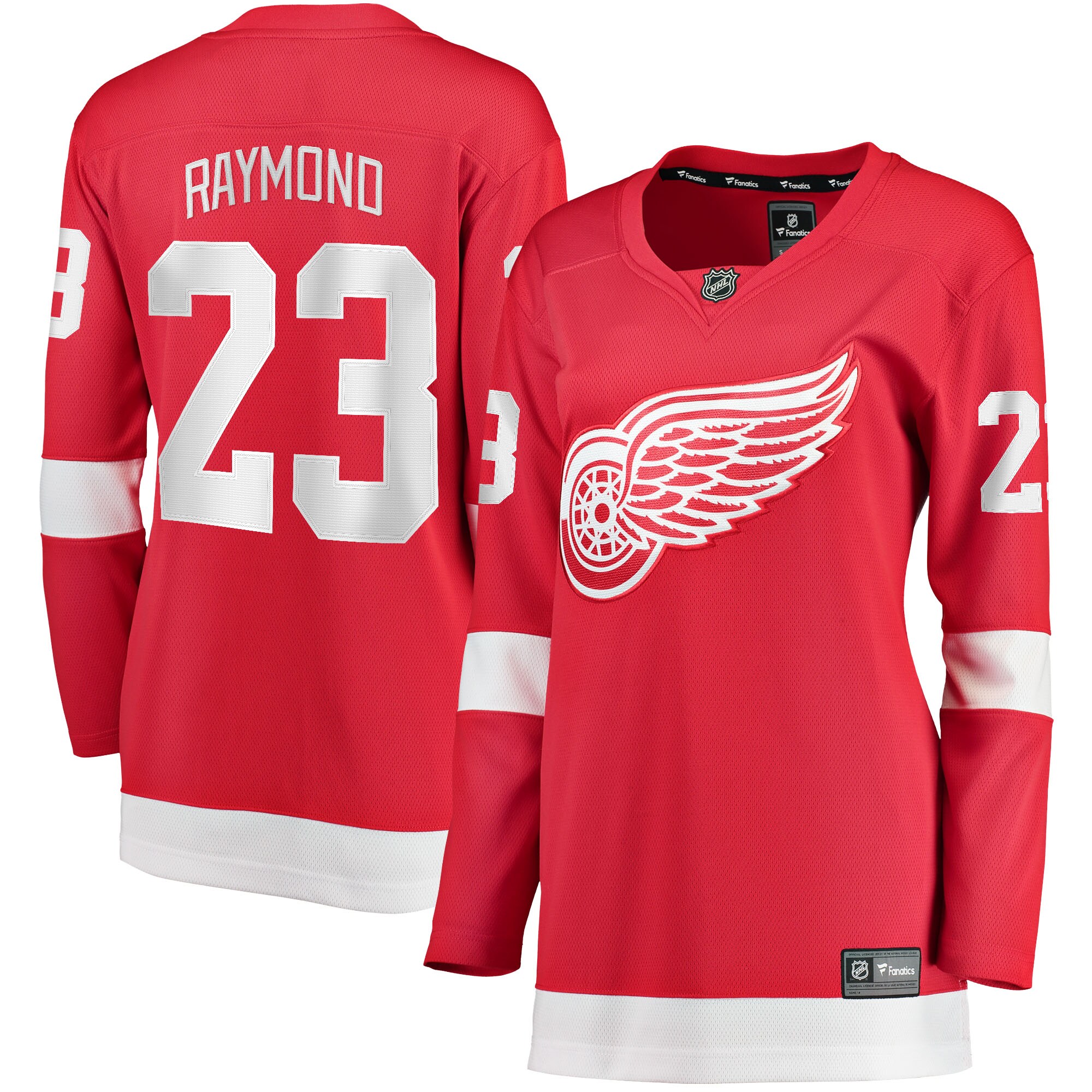 Women's Detroit Red Wings Lucas Raymond Red Home Breakaway Player Hockey Jersey - JS379 