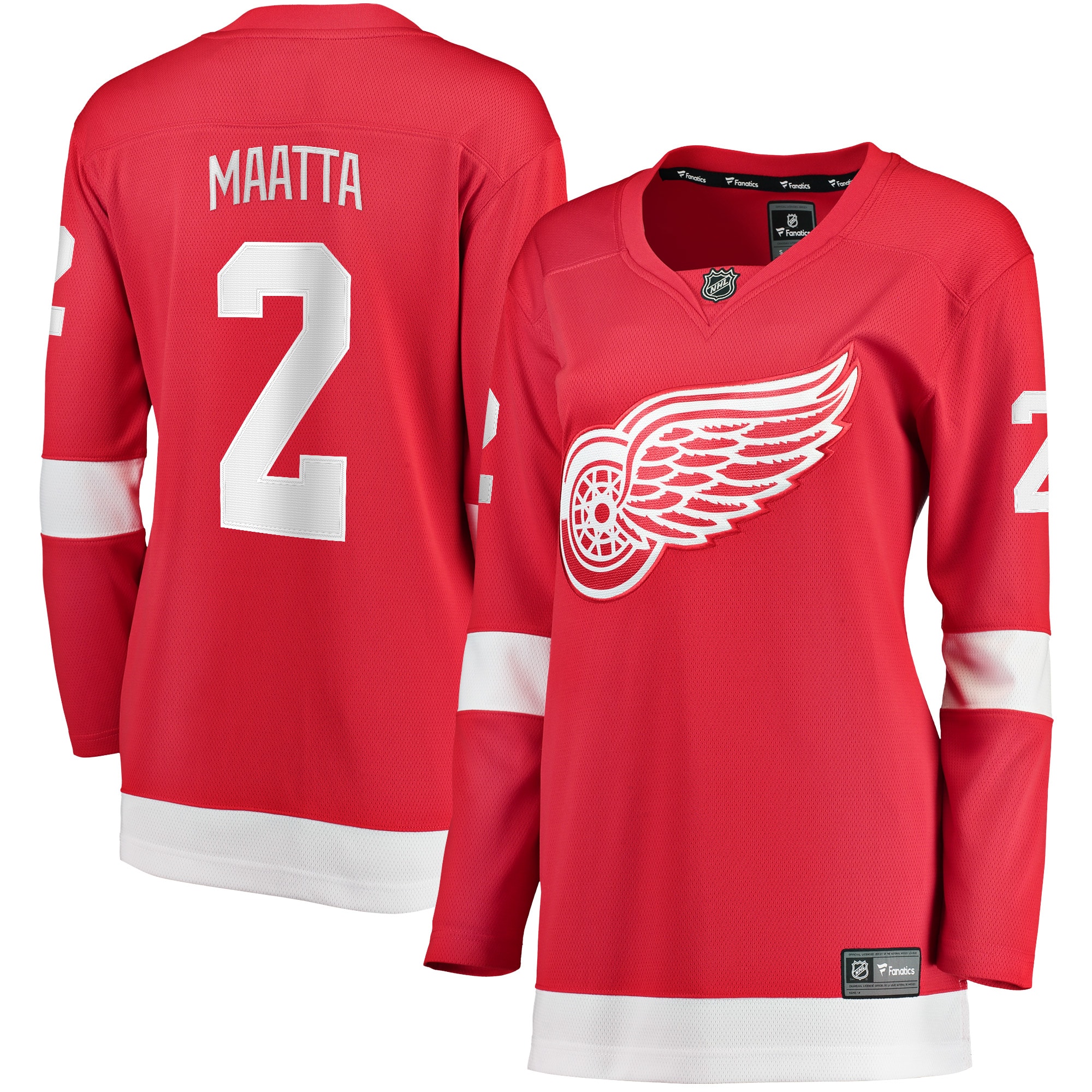 Women's Detroit Red Wings Olli Maatta Red Home Breakaway Player Hockey Jersey - JS807 