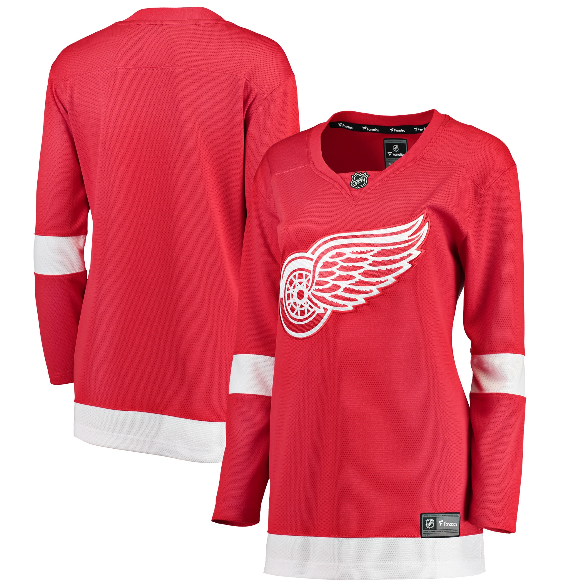Women's Detroit Red Wings Red Breakaway Home Hockey Jersey - JS300 