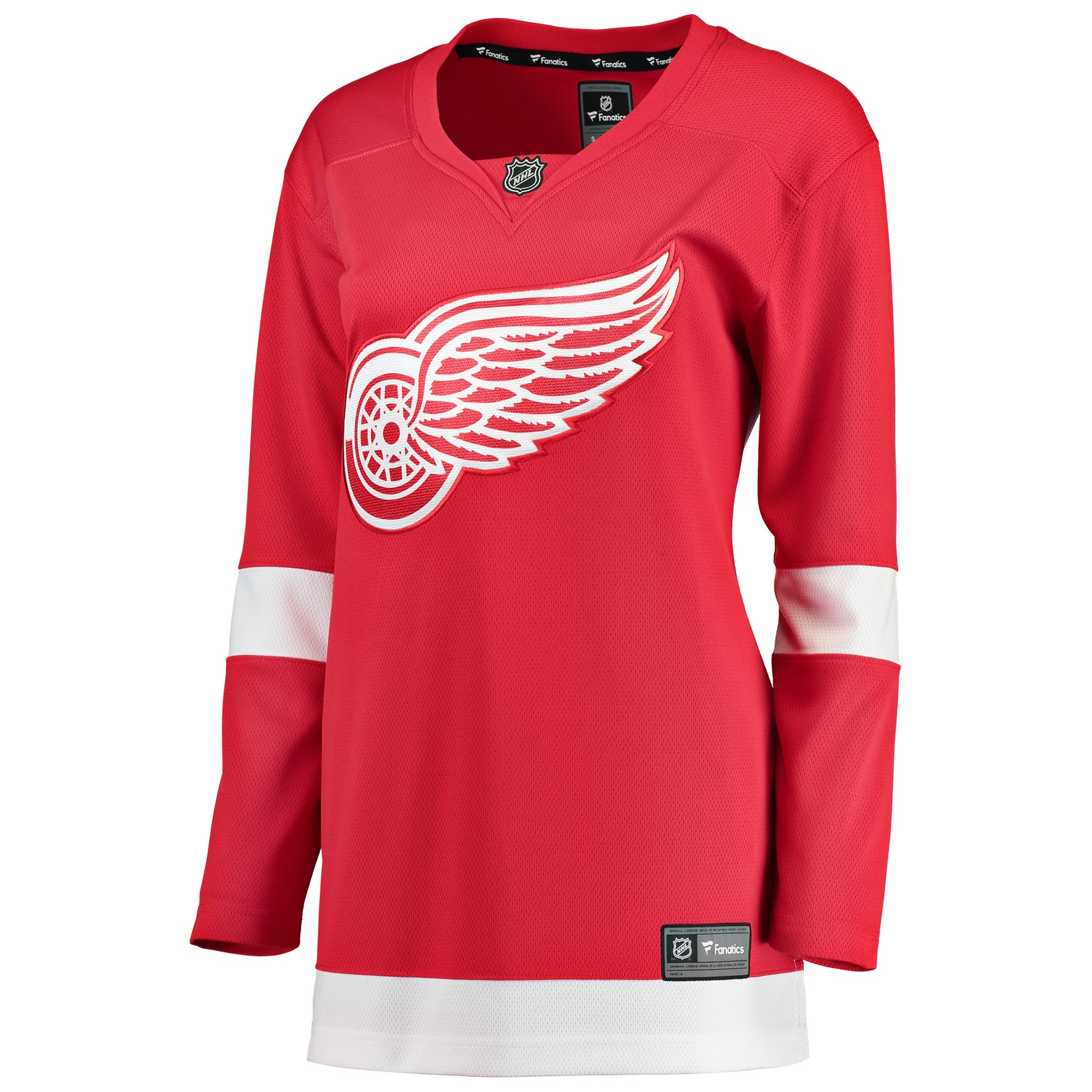 Alternative view of Women's Detroit Red Wings Red Breakaway Home Hockey Jersey - JS300 