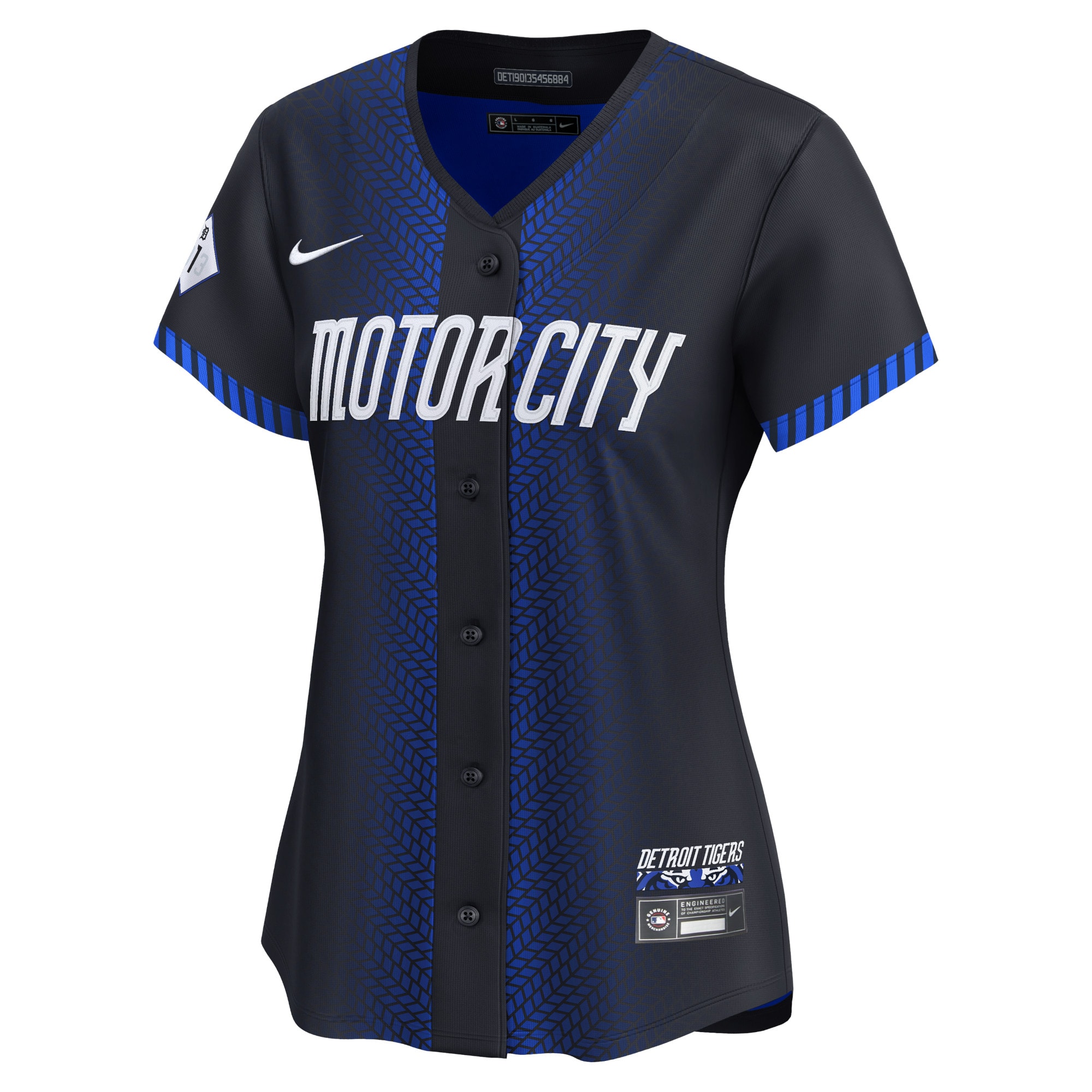 Alternative view of Women's Detroit Tigers Spencer Torkelson Blue 2024 City Connect Limited Baseball Jersey