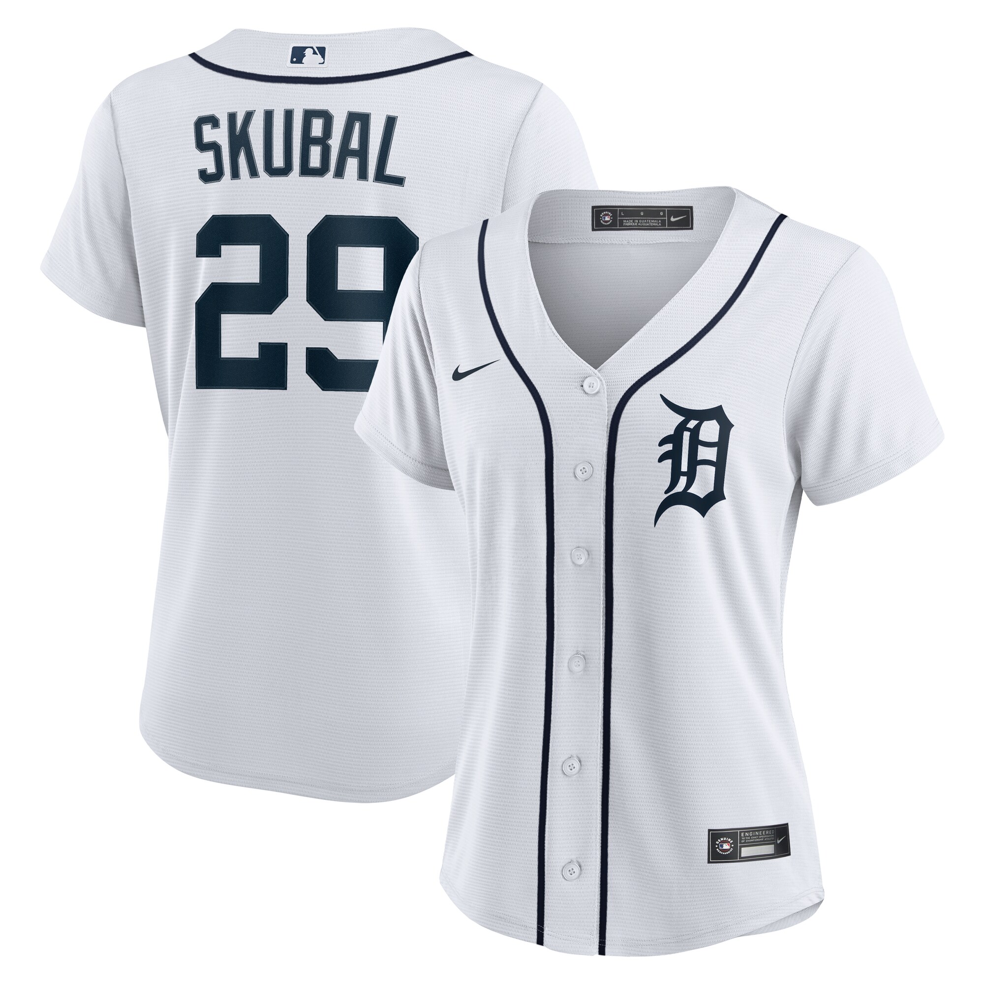Women's Detroit Tigers Tarik Skubal White Home Player Baseball Jersey