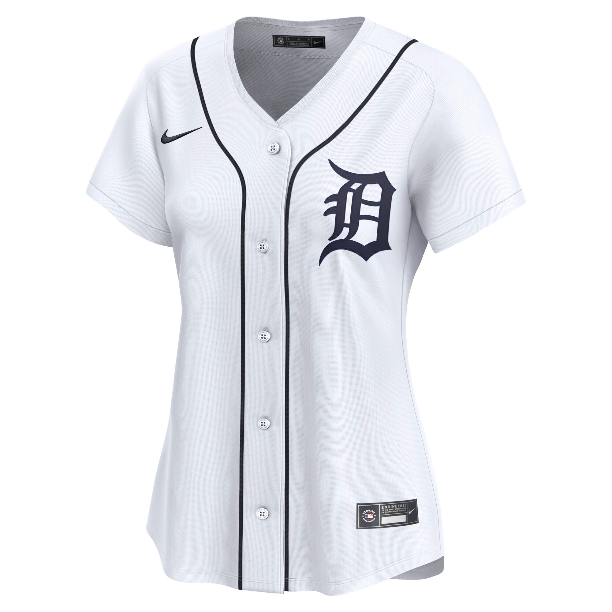 Alternative view of Women's Detroit Tigers Tarik Skubal White Limited Player Baseball Jersey