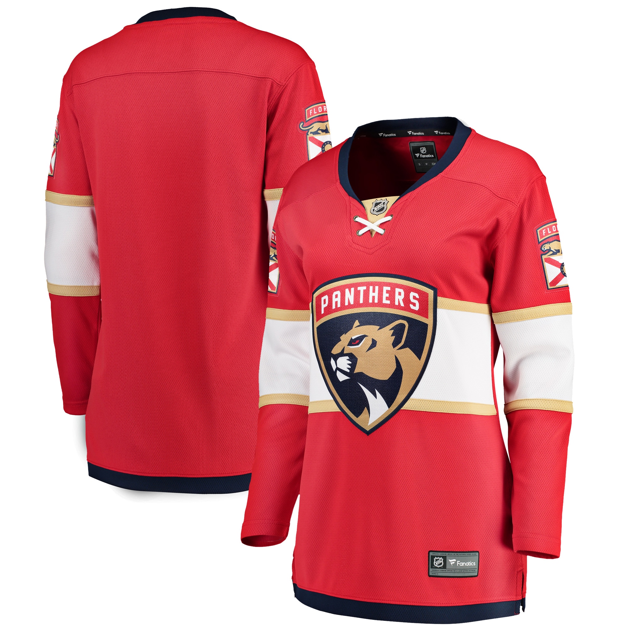 Women's Florida Panthers Red Breakaway Home Hockey Jersey - JS585 