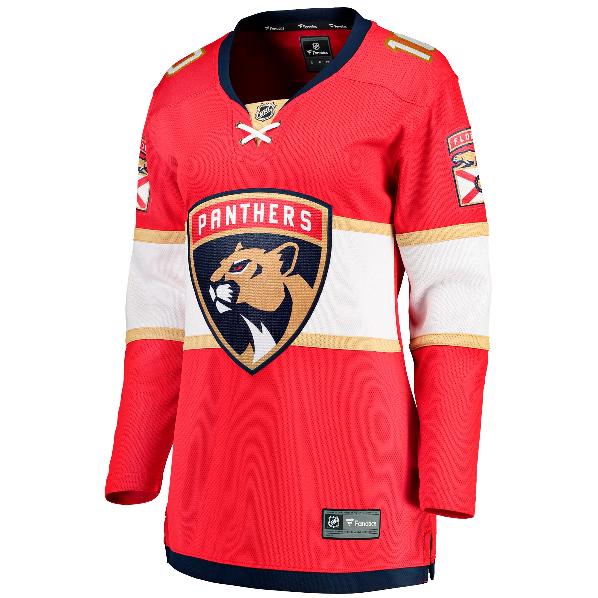 Alternative view of Women's Florida Panthers Vladimir Tarasenko Red Home Breakaway Hockey Jersey - JS529 