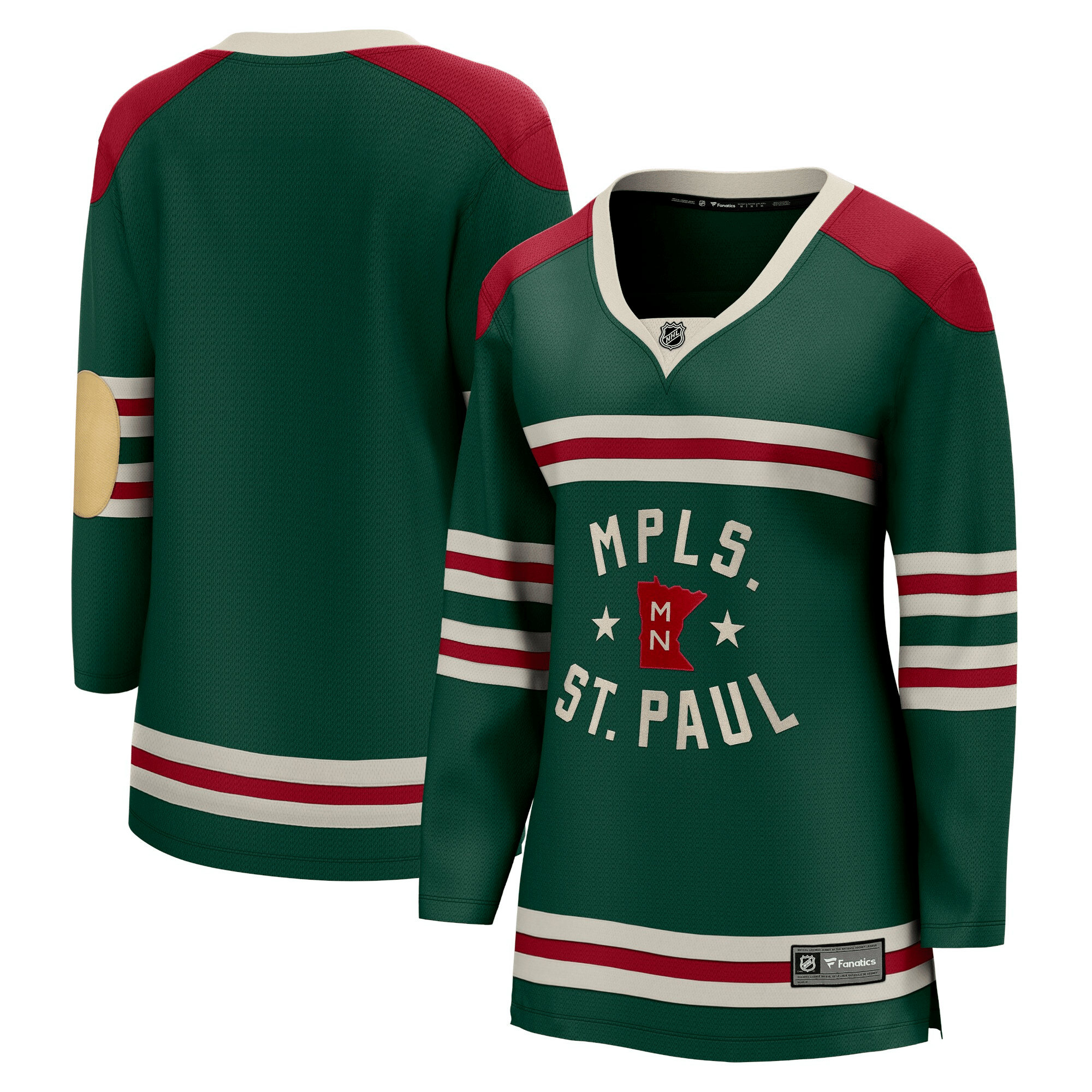 Women's Green Minnesota Wild 2022 Winter Classic Breakaway Hockey Jersey Hockey Jersey - JS131 