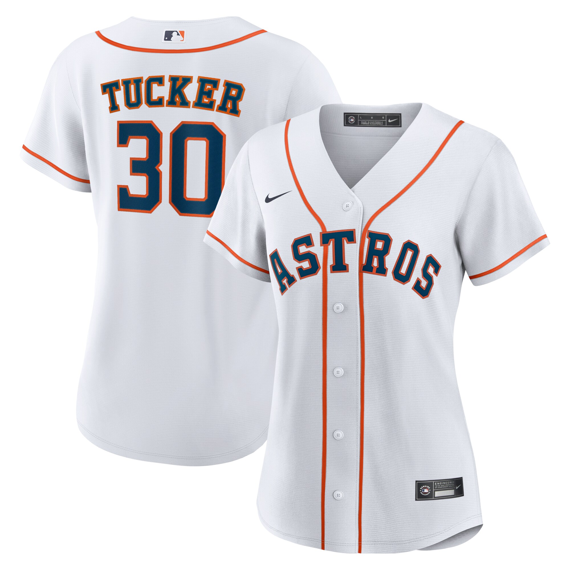 Women's Houston Astros Kyle Tucker White Home Baseball Jersey 