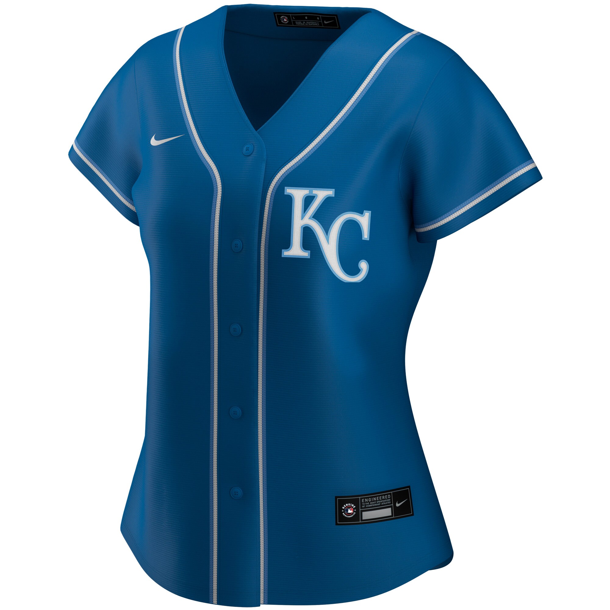 Alternative view of Women's Kansas City Royals Royal Alternate Team Baseball Jersey 