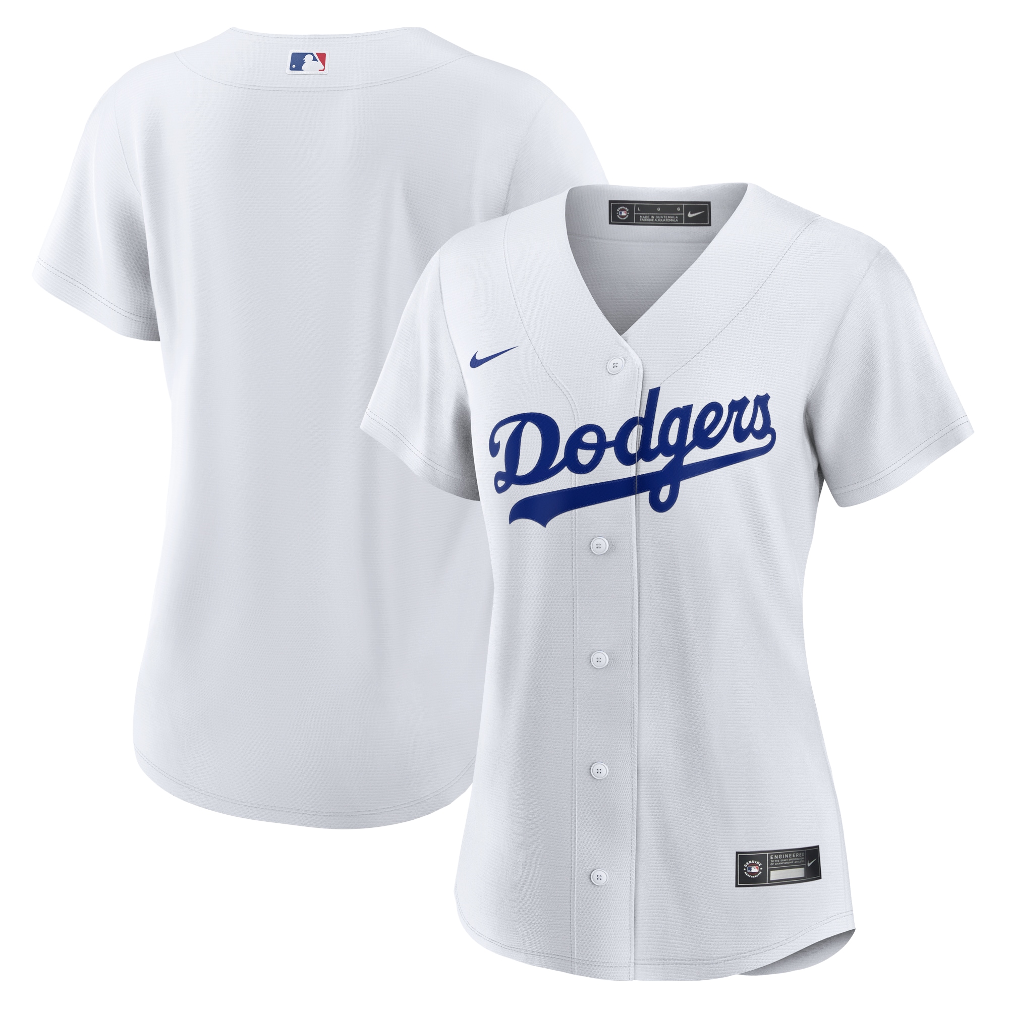 Women's Los Angeles Dodgers White Home Team Baseball Jersey 