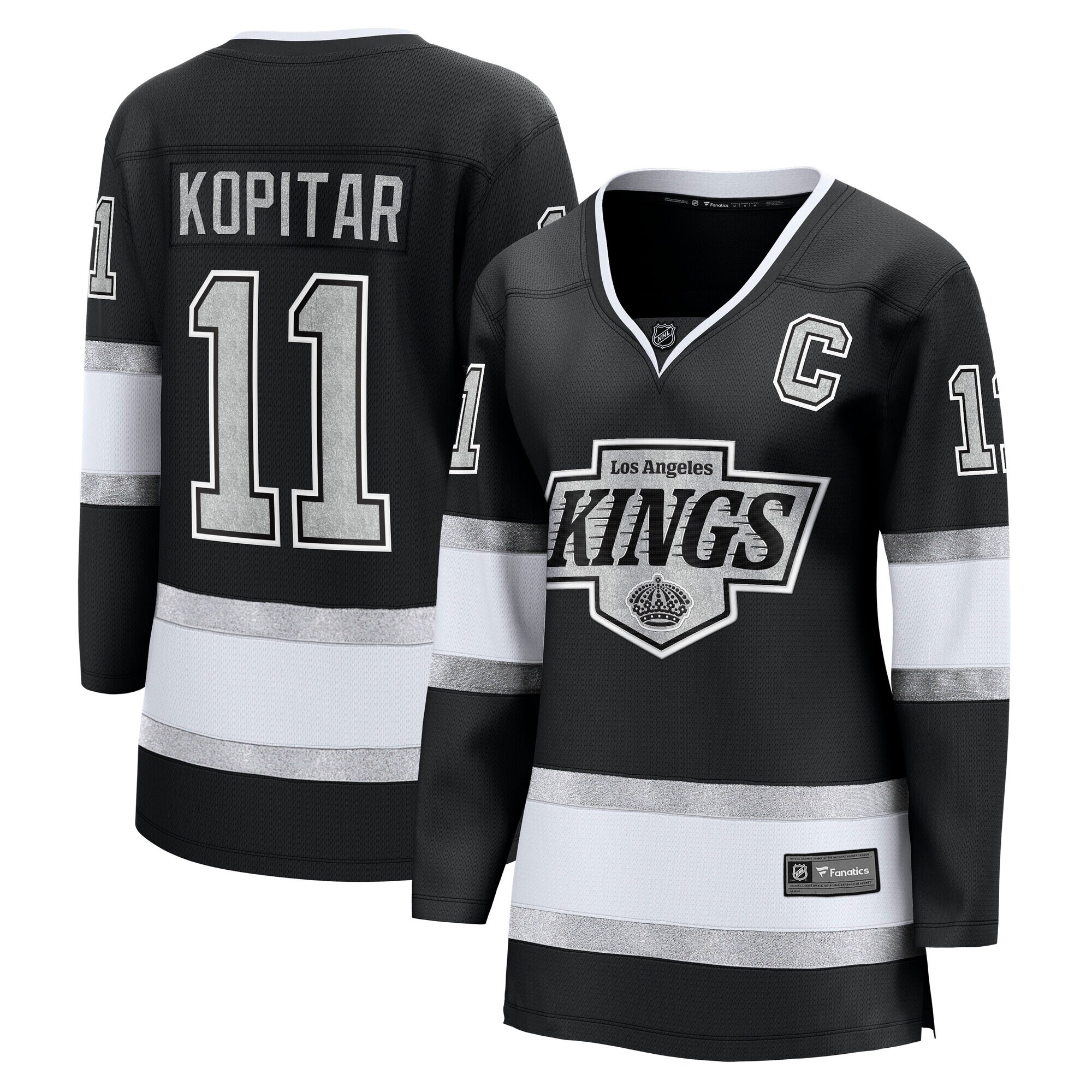 Women's Los Angeles Kings Anze Kopitar Black Home Premier Breakaway Player Hockey Jersey - JS223 