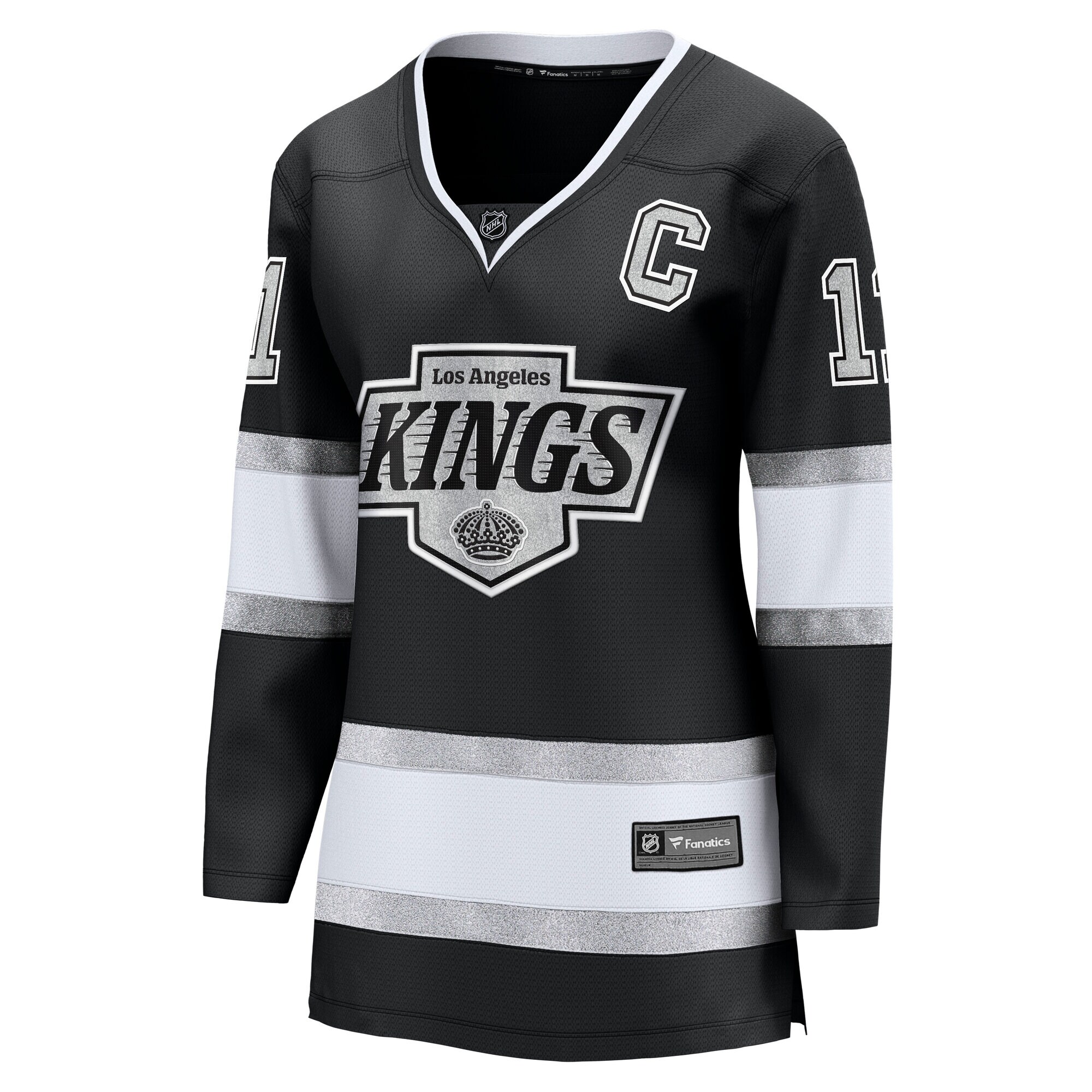 Alternative view of Women's Los Angeles Kings Anze Kopitar Black Home Premier Breakaway Player Hockey Jersey - JS223 