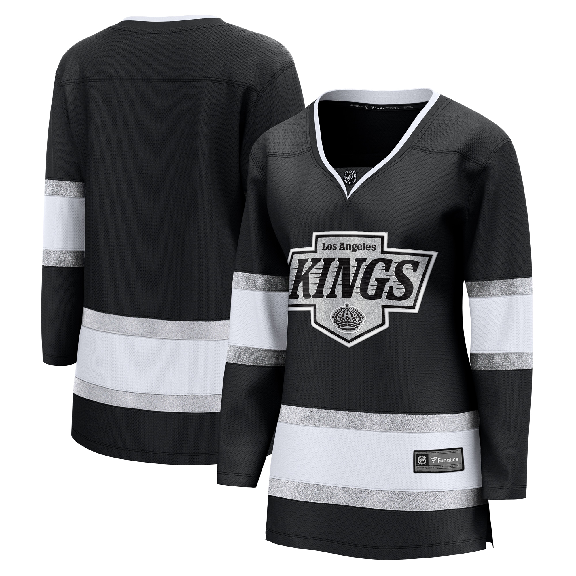 Women's Los Angeles Kings Black Home Breakaway Hockey Jersey - JS155 