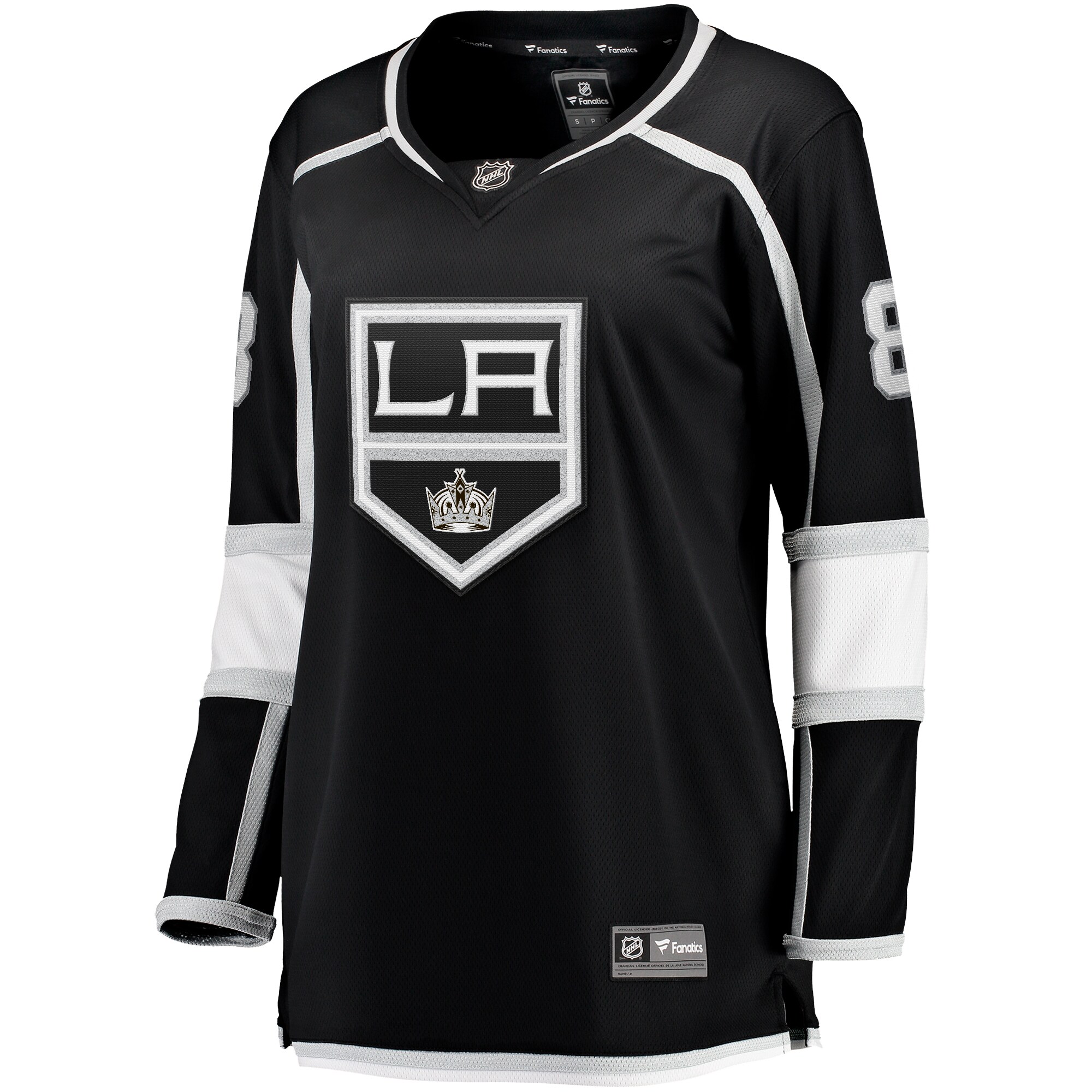 Alternative view of Women's Los Angeles Kings Drew Doughty Black Home Breakaway Player Hockey Jersey - JS939 