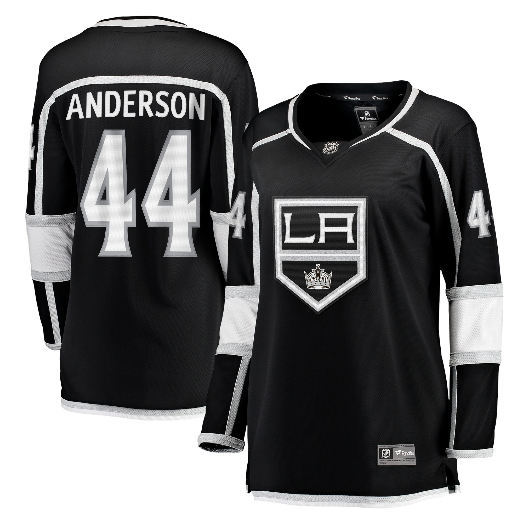 Women's Los Angeles Kings Mikey Anderson Black Home Breakaway Player Hockey Jersey - JS141 