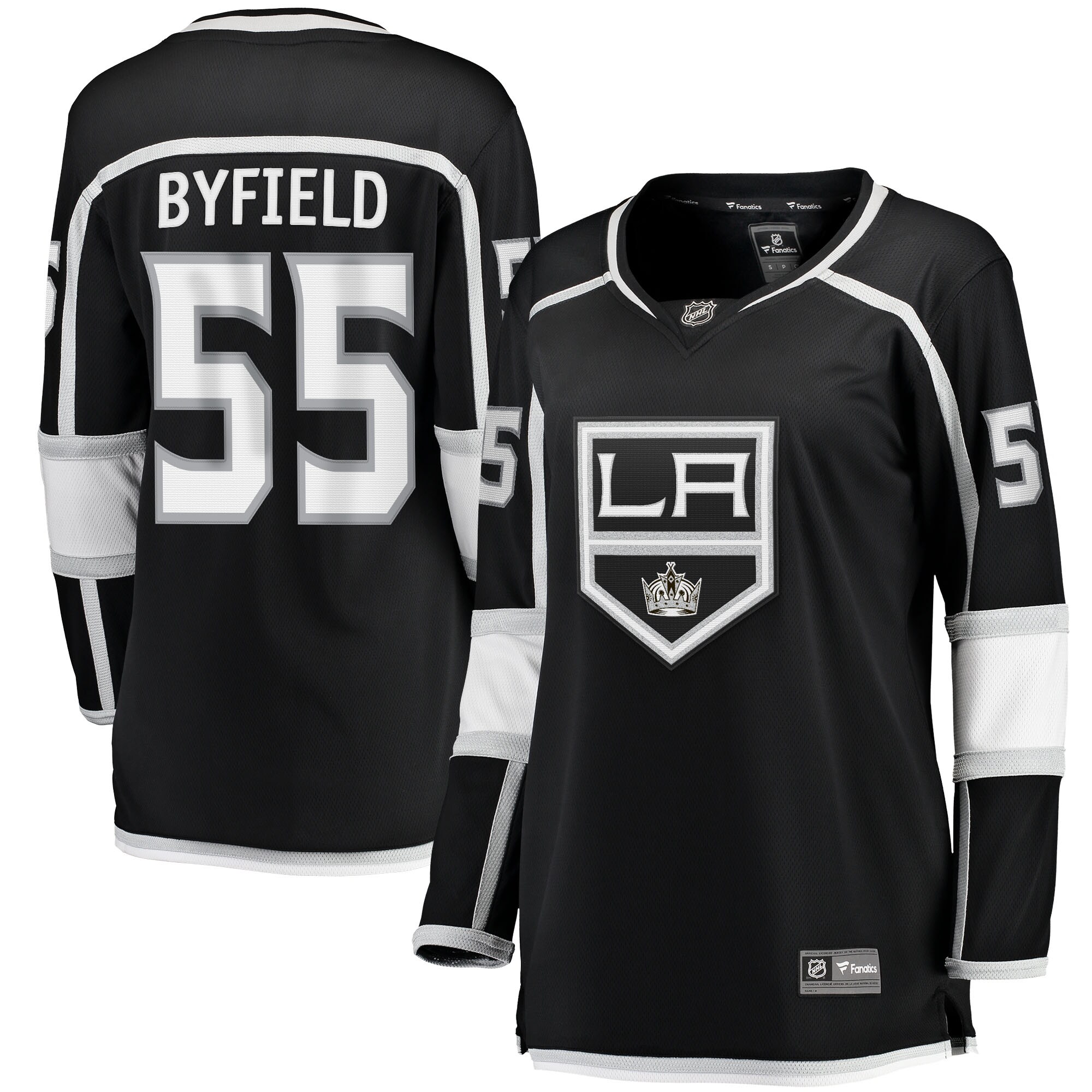 Women's Los Angeles Kings Quinton Byfield Black Home Team Breakaway Player Hockey Jersey - JS482 