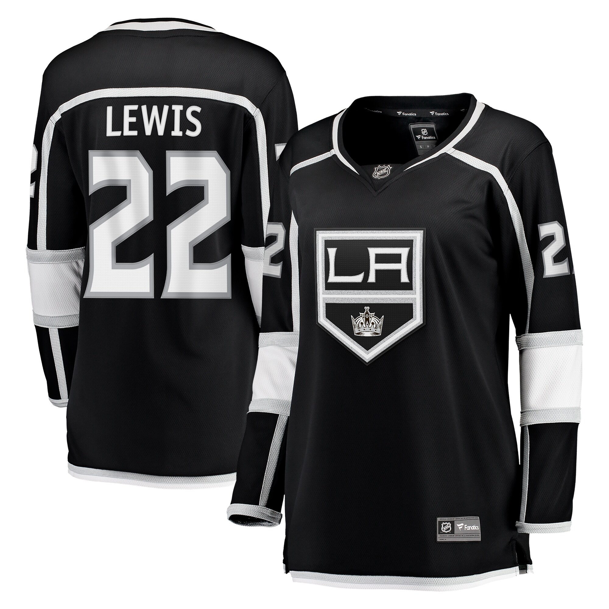 Women's Los Angeles Kings Trevor Lewis Black Home Breakaway Player Hockey Jersey - JS400 