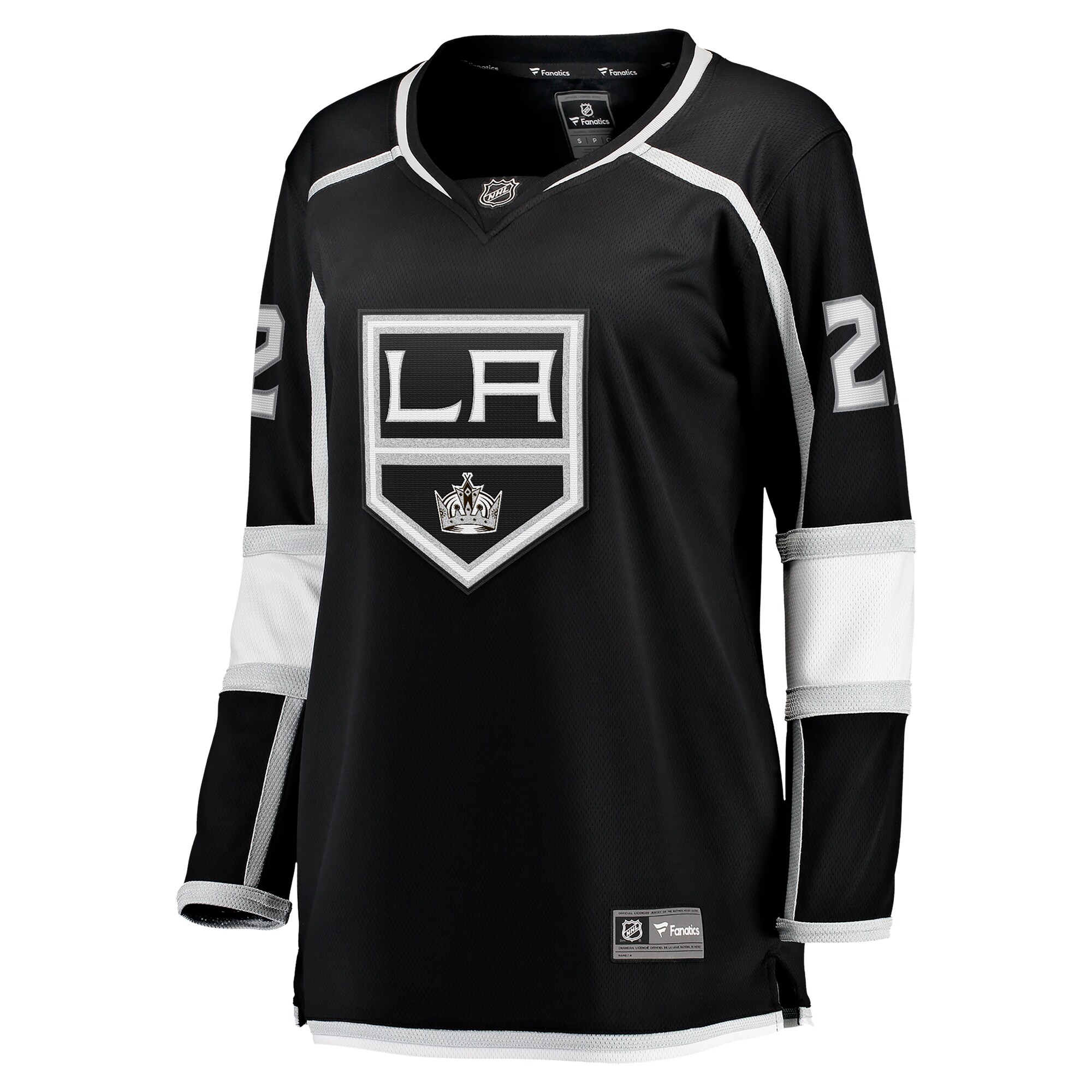 Alternative view of Women's Los Angeles Kings Trevor Lewis Black Home Breakaway Player Hockey Jersey - JS400 